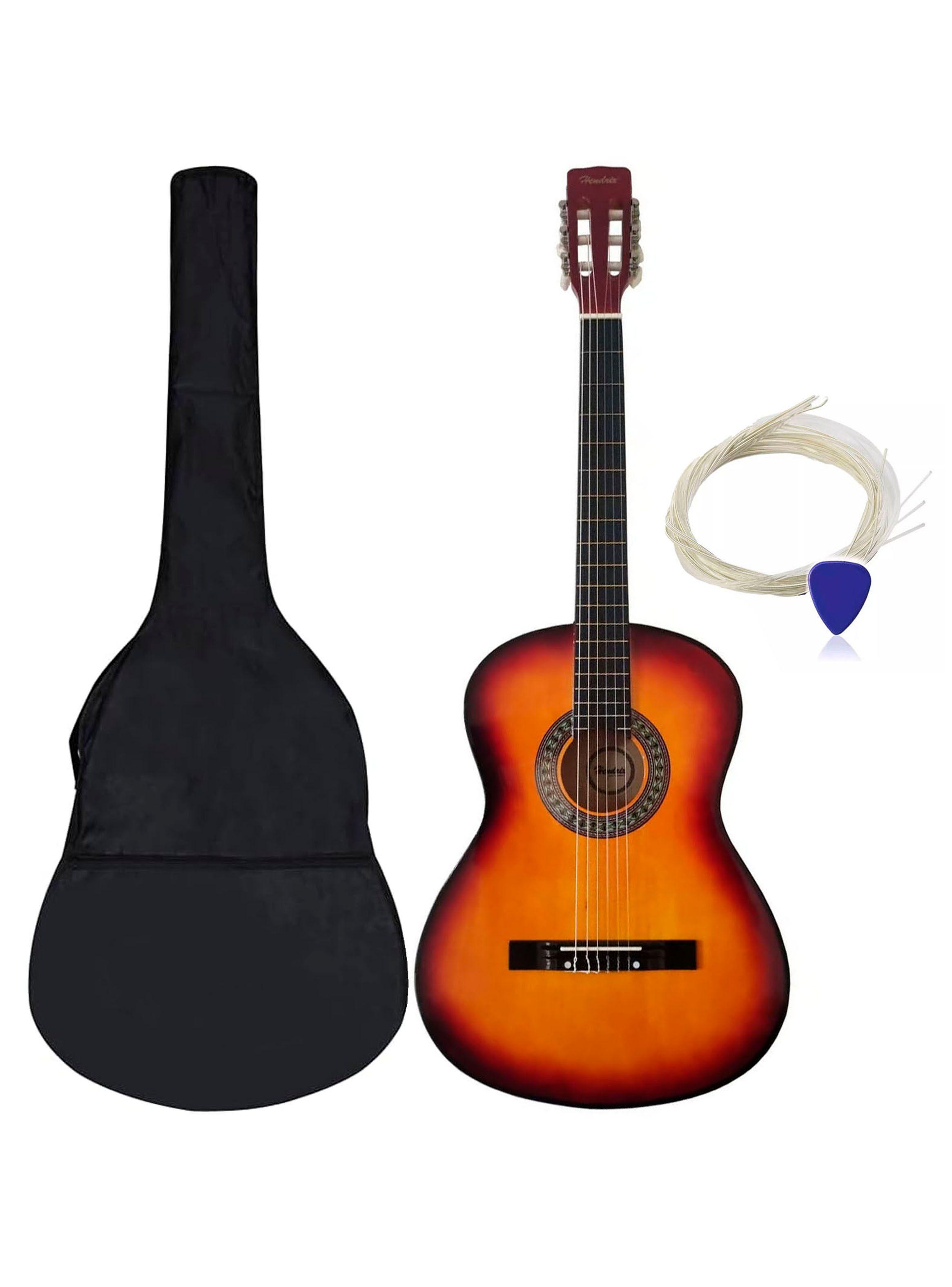 Guitarra Clasica 36 Pulga Hendrix Acabado De Madera Sunburst-2