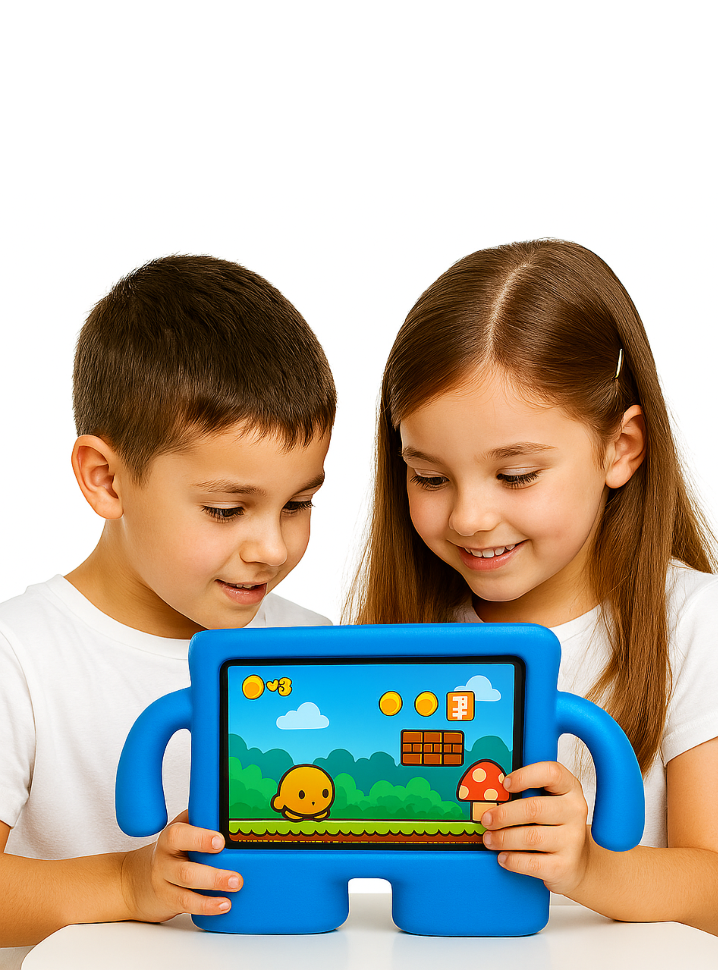 Funda Antigolpes Para Niños Para Lenovo M10 Plus X606 Azul-6