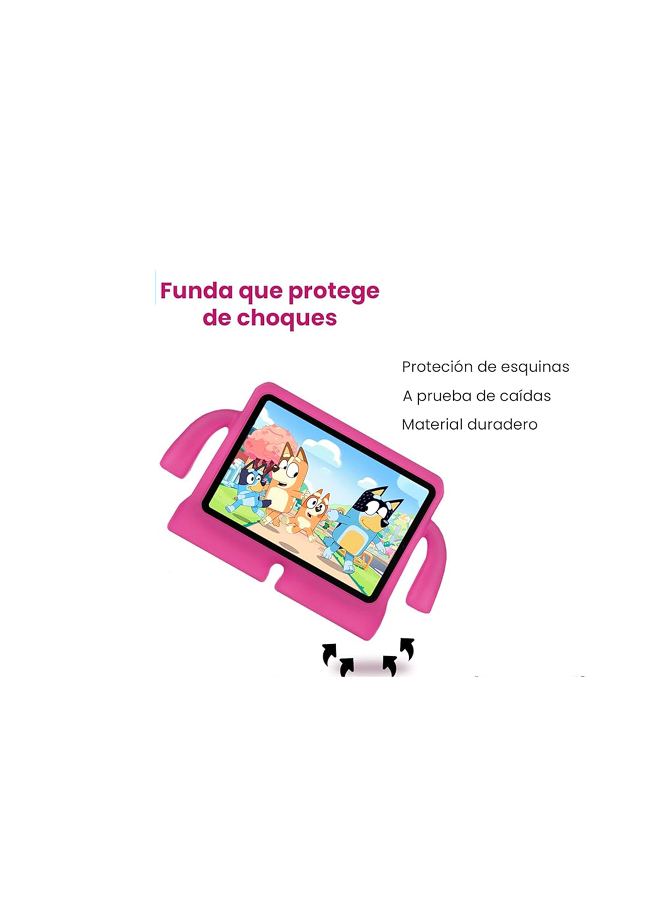 Carcasa Niños AntiGolpe EV Para Tab Samsung A9 Plus Colores-2