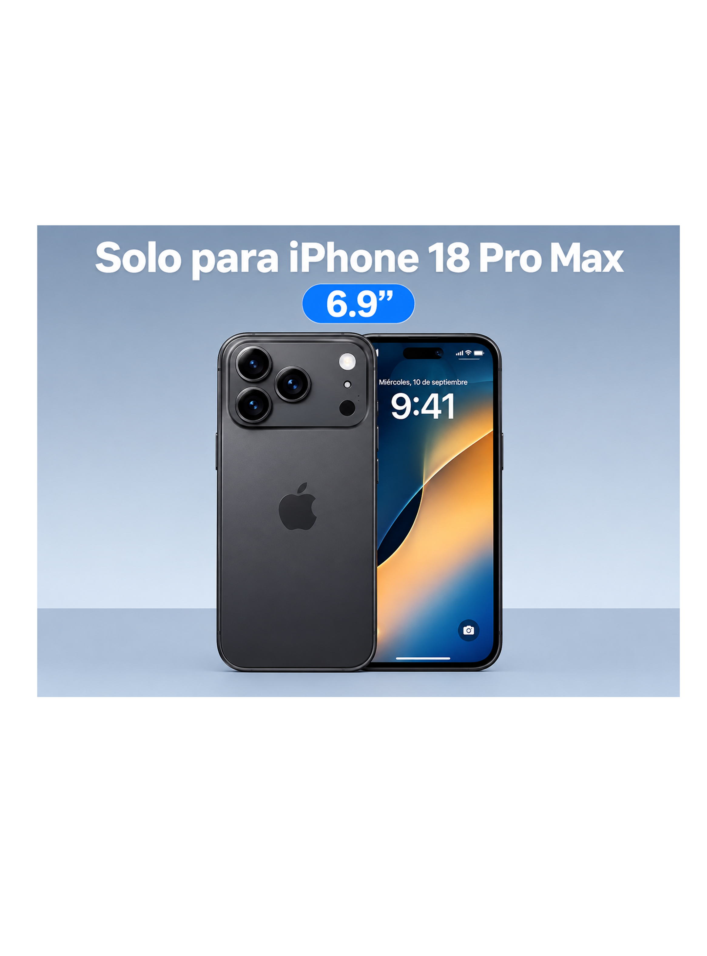 Mica Hidrogel Antiespia Compatible Con iPhone 18 Pro Max-6