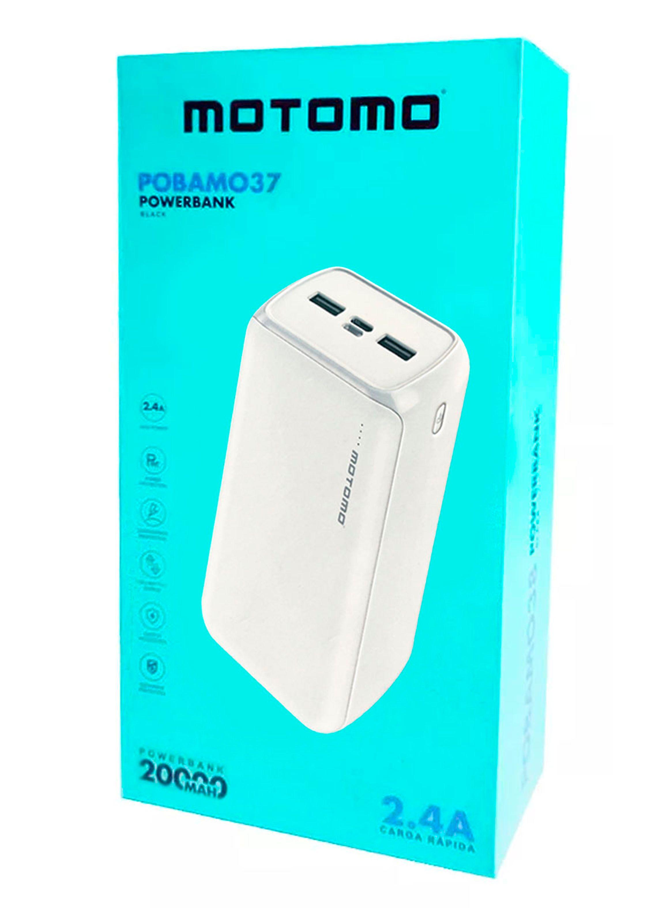 PowerBank Bateria Externa Puerto USB-C 20.000Mah 2.4A Blanco-2