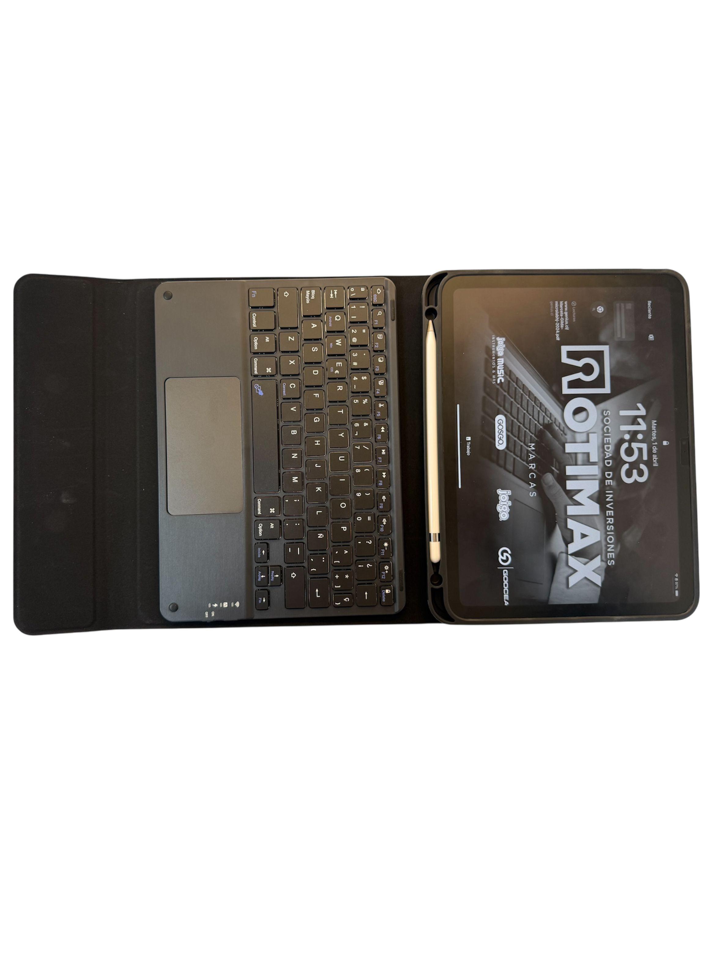 Funda Con Teclado Touchpad Español Para iPad Air 13 M2 2024-8