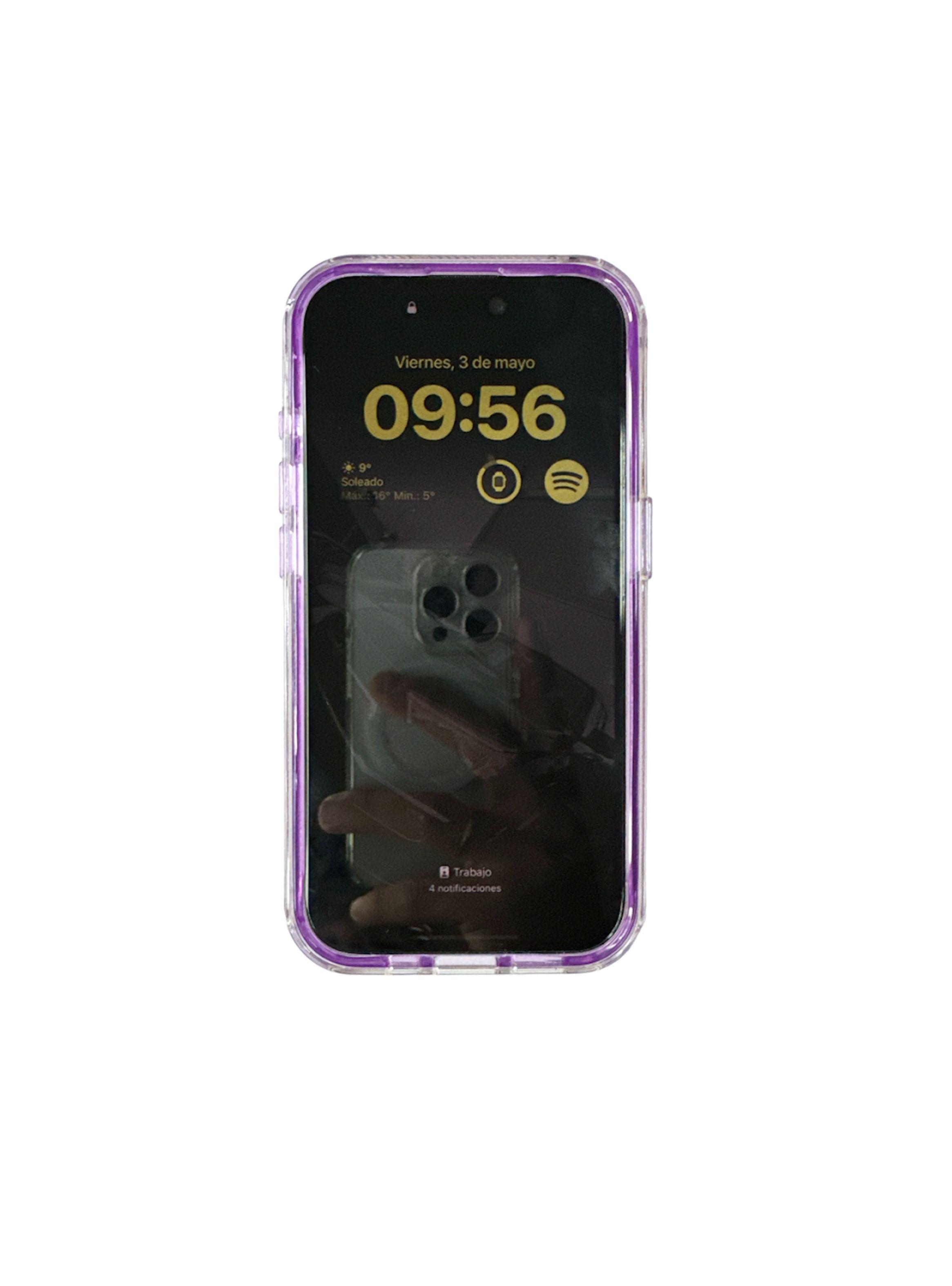Carcasa Para iPhone 15 Antigolpes Space Lila-1