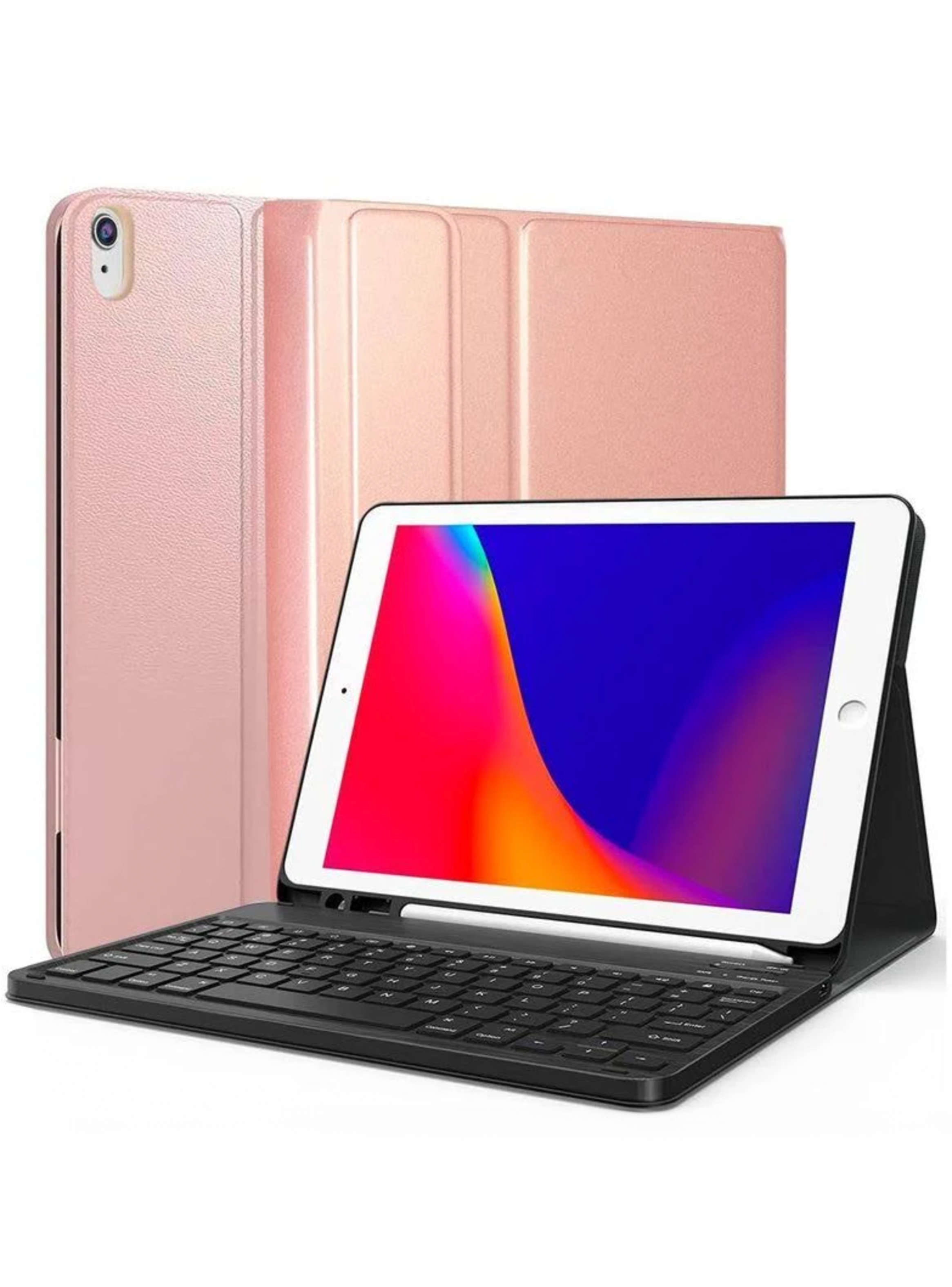 Funda Con Teclado Español Para iPad Air 11 M4 2026 Ranura-0