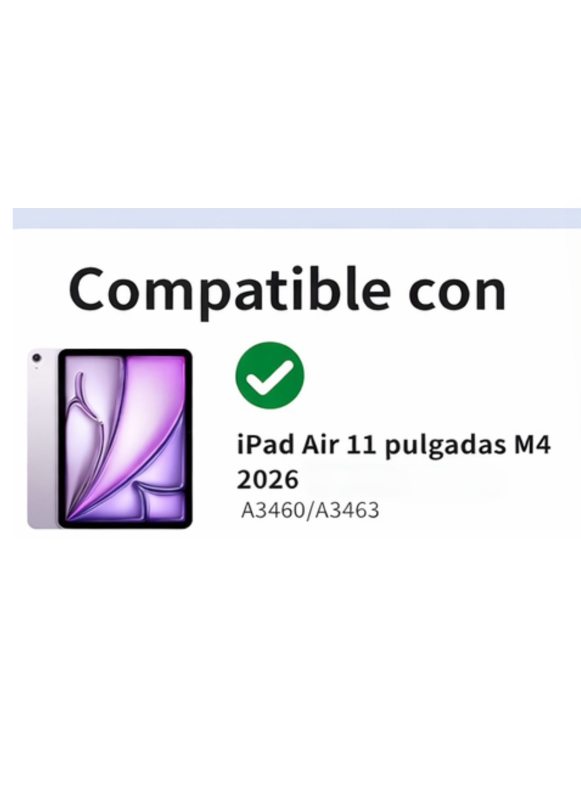 Funda Con Teclado Español Para iPad Air 11 M4 2026 Ranura-3