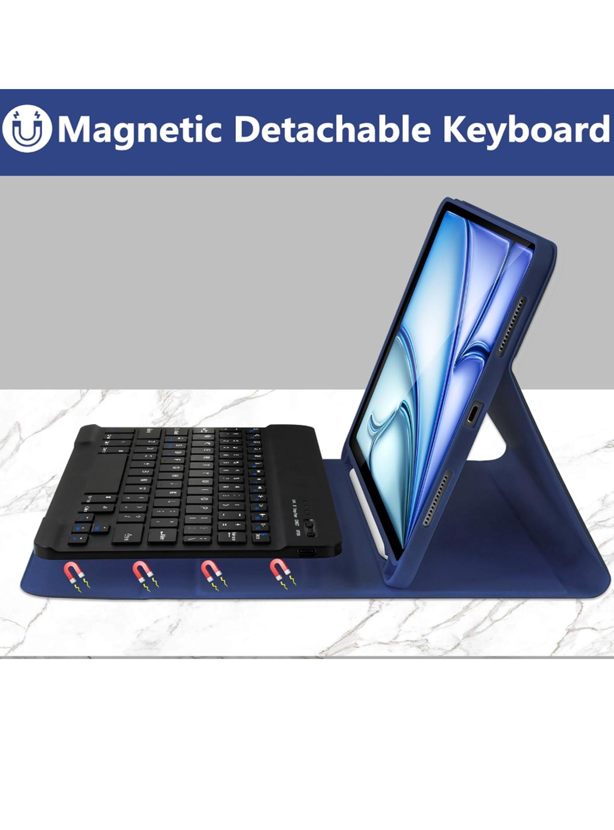 Funda Con Teclado Español Para iPad Air 11 M4 2026 Ranura-4