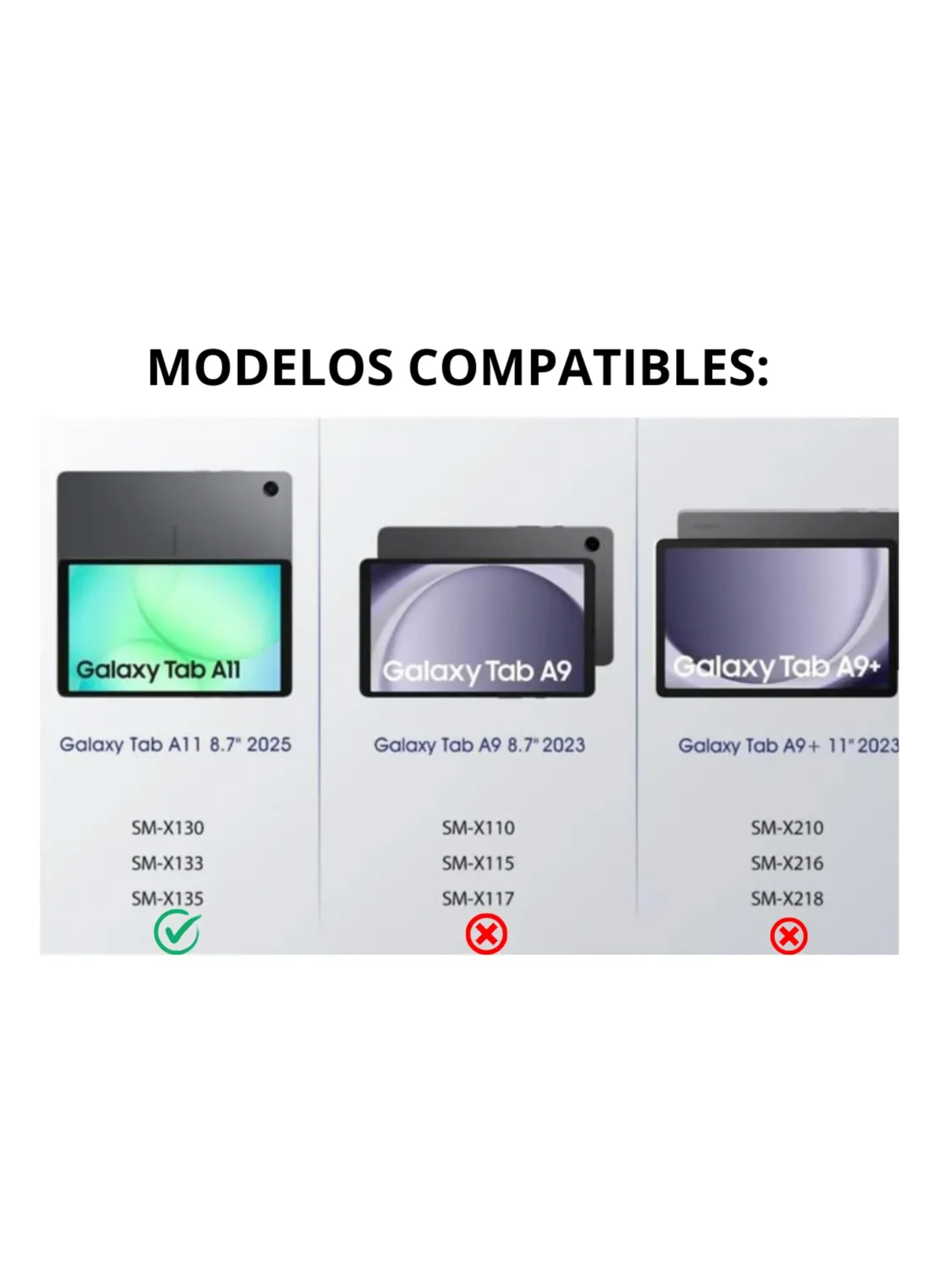 Funda Lamina Vidrio Para Tablet Galaxy Samsung A11 8,7"-2