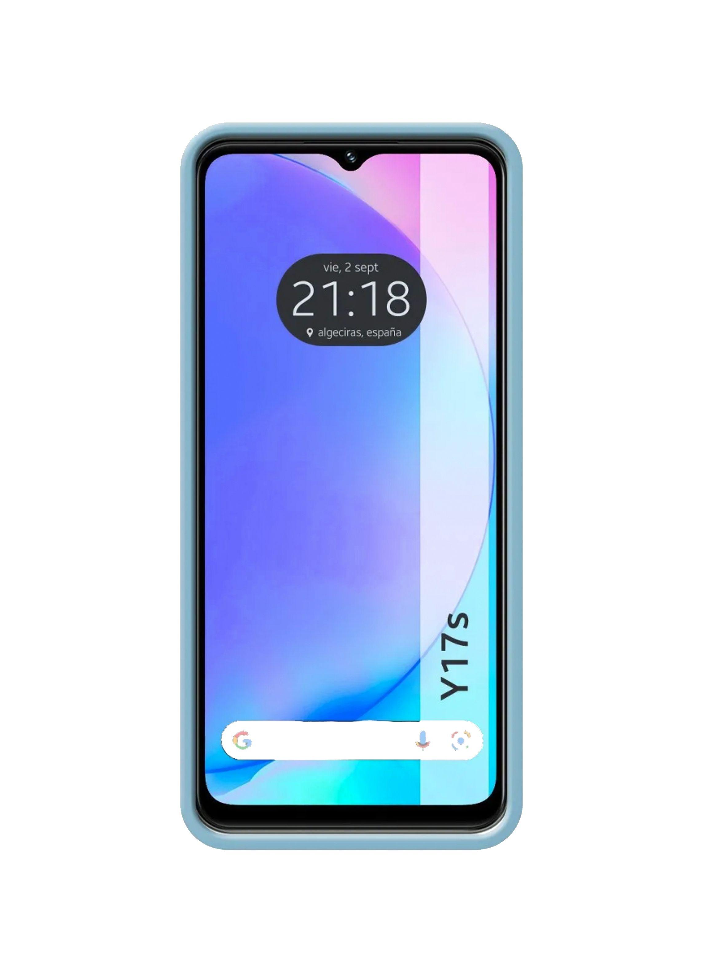 Carcasa Para Vivo Y17S Goma Azul-2