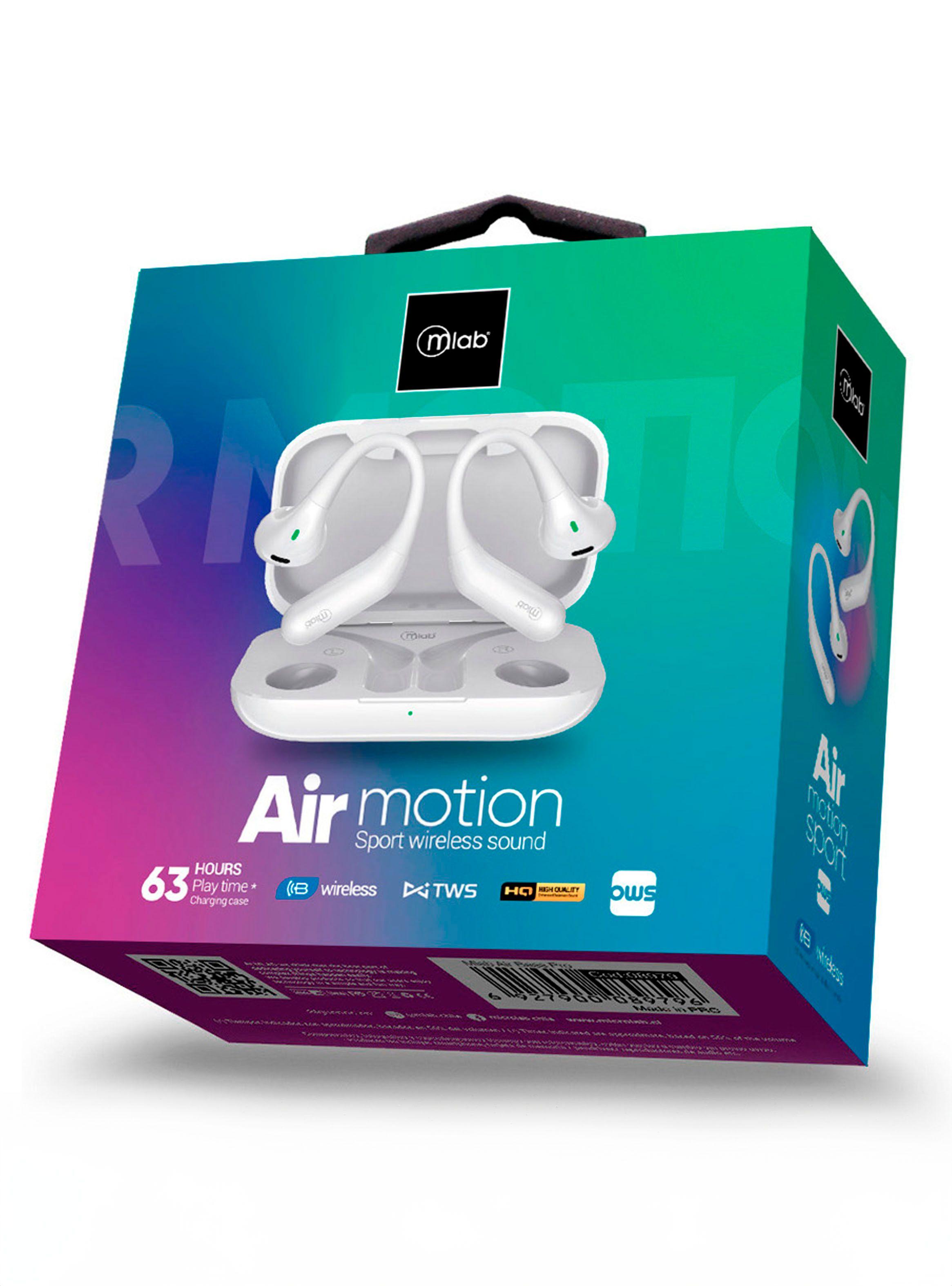 Audifonos Inalambricos Bluetooth Mlab Air Motion Ows Blanco-3