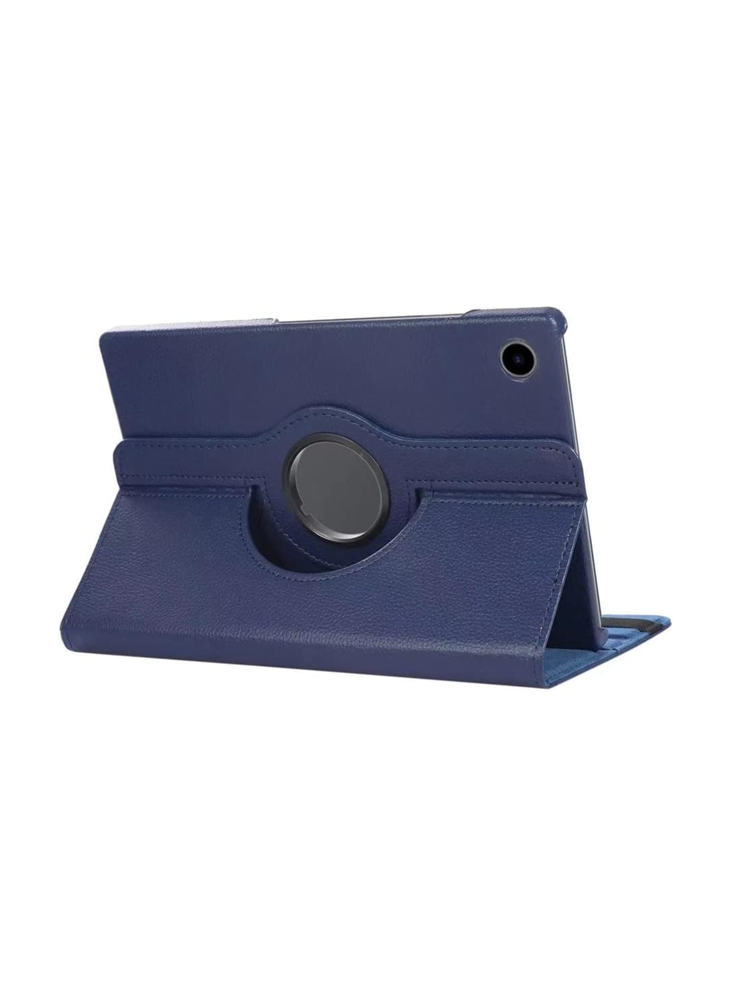 Carcasa Giratoria Para Tab Samsung A9 Normal Con Lamina Vidrio Azul-4