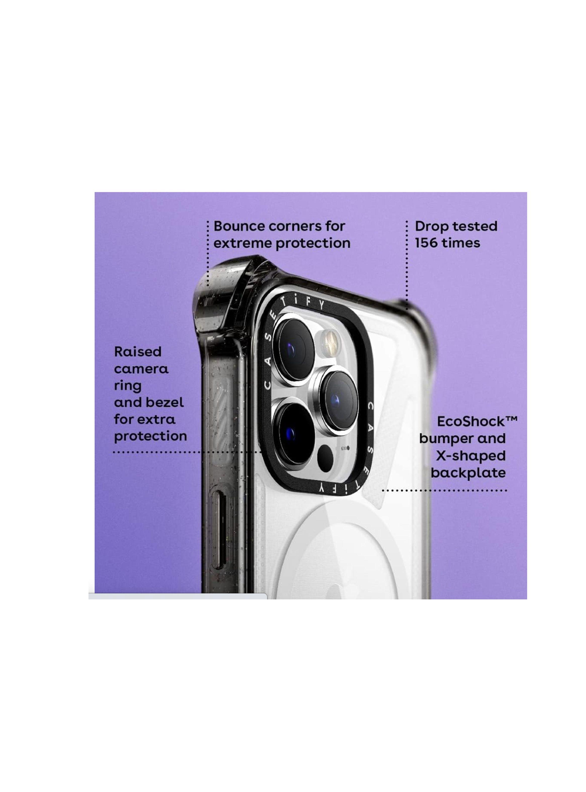 Carcasa Tipo Casetify Para iPhone 13 14 Morado-3