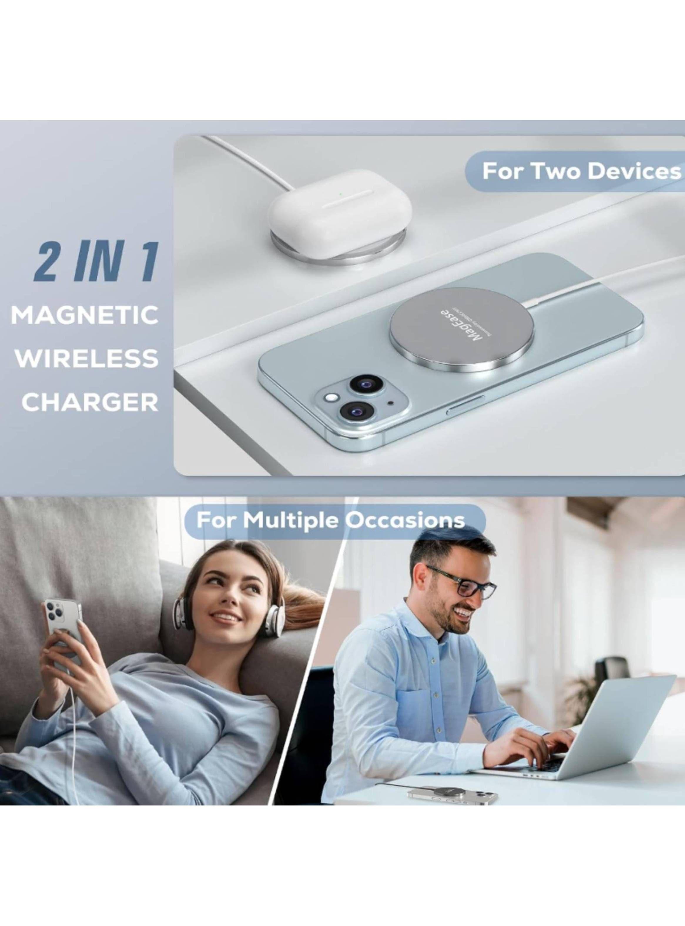 Cargador Inalámbrico Magnetico De 15W Compatible Con iPhone-3