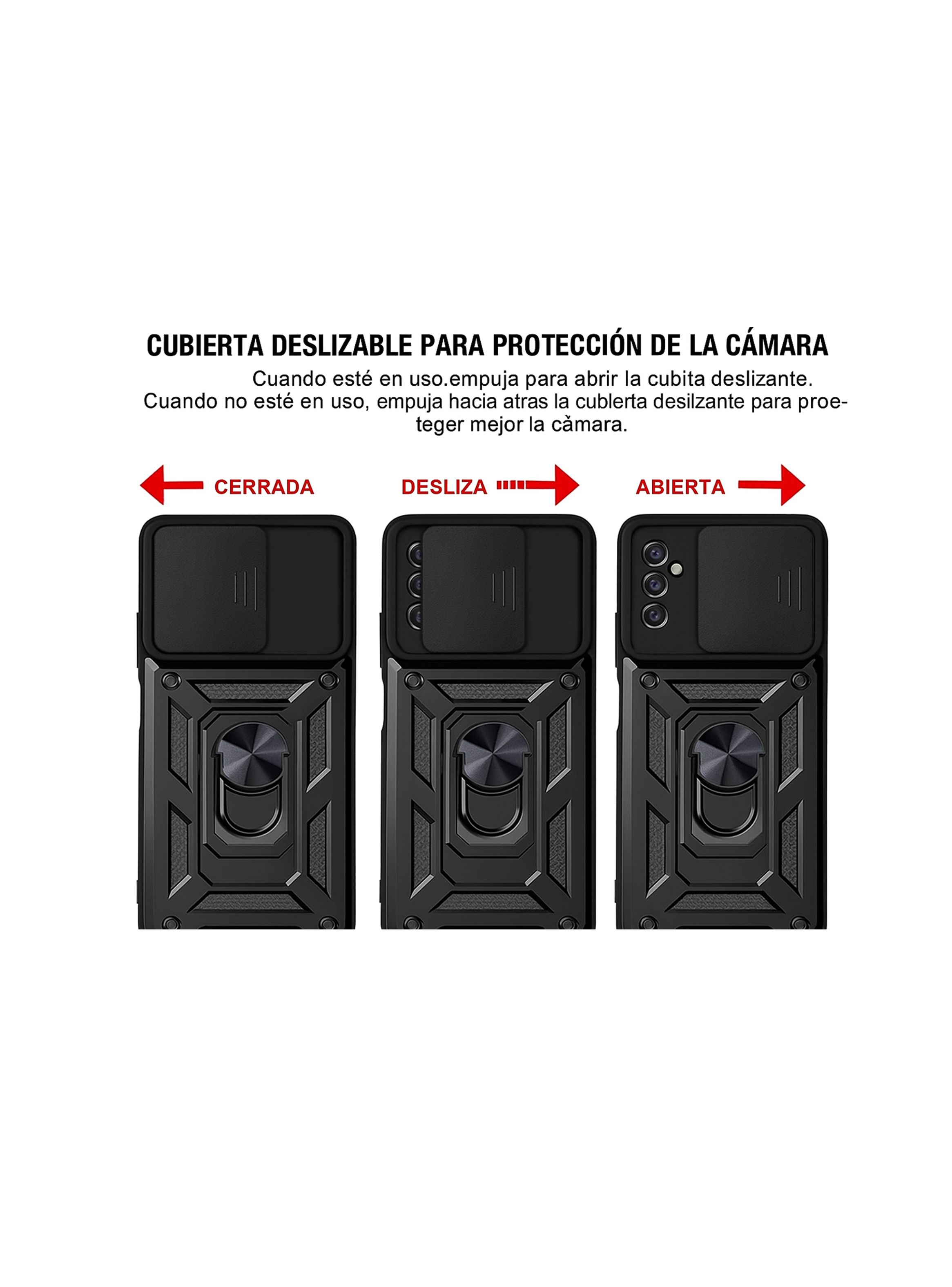 Carcasa Armadura Antigolpe Anillo Para Samsung S24 Fe-2