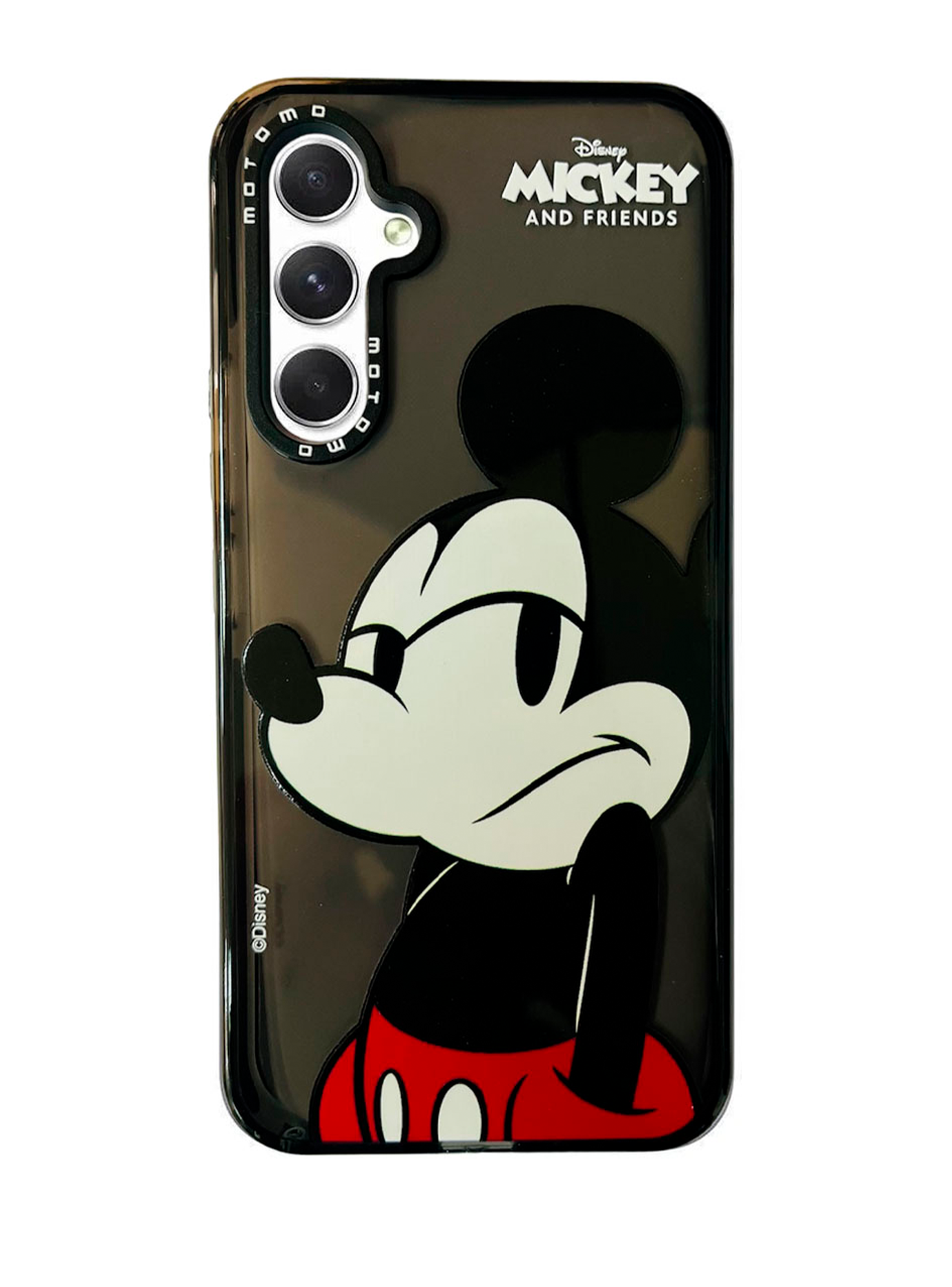 Carcasa Para Samsung A34 Mickey Y Minnie Disney Negro-1