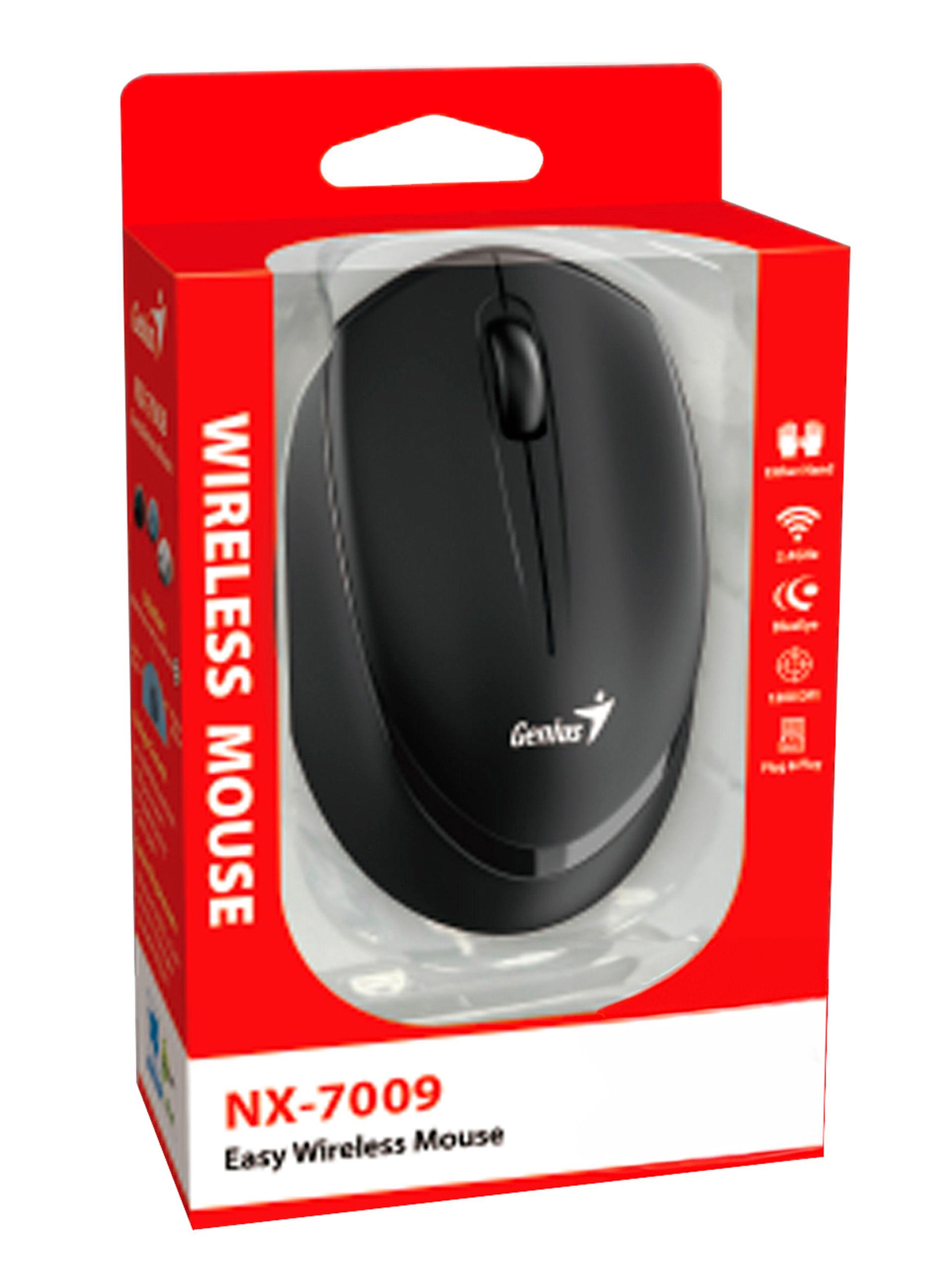 Mouse Inalambrico Con Receptor USB De 1200dpi Genius NX-7009-3