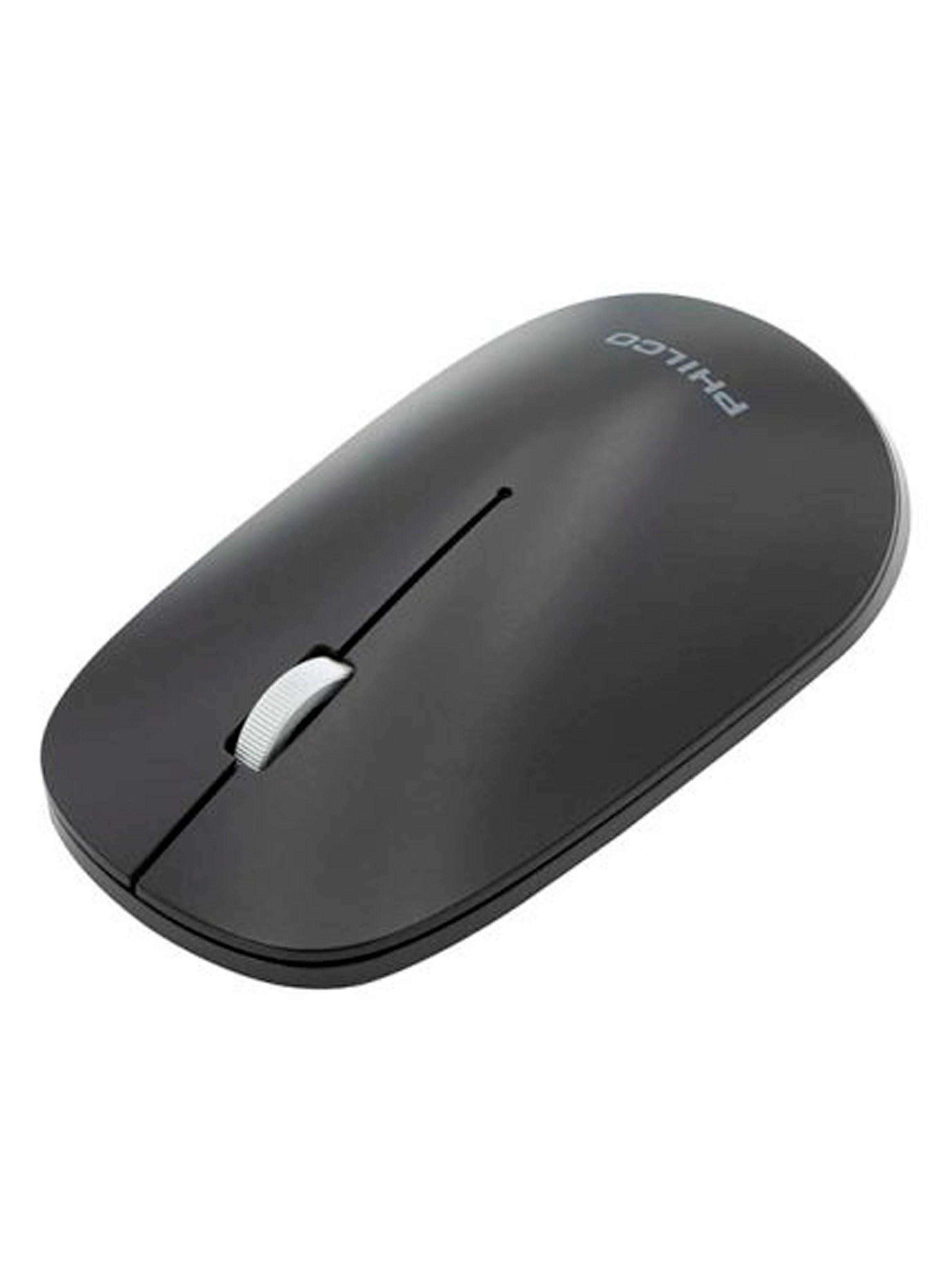 Mouse Optico Inalámbrico Receptor USB Philco 7305B Negro-2