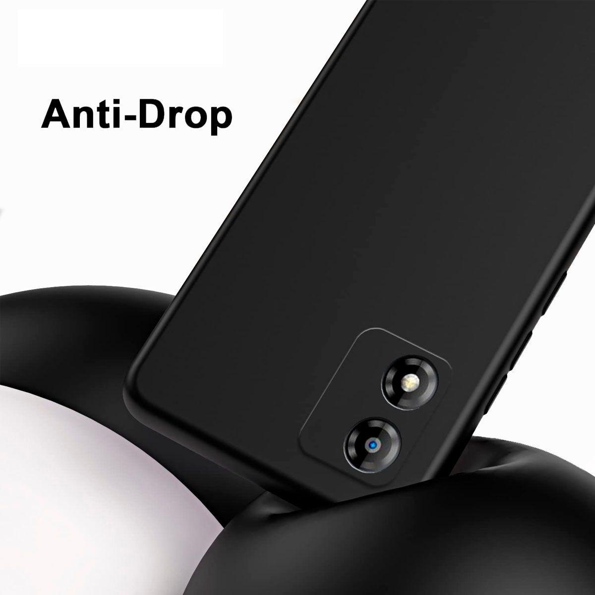 Carcasa Para Motorola Moto E13 Goma Turquesa-1