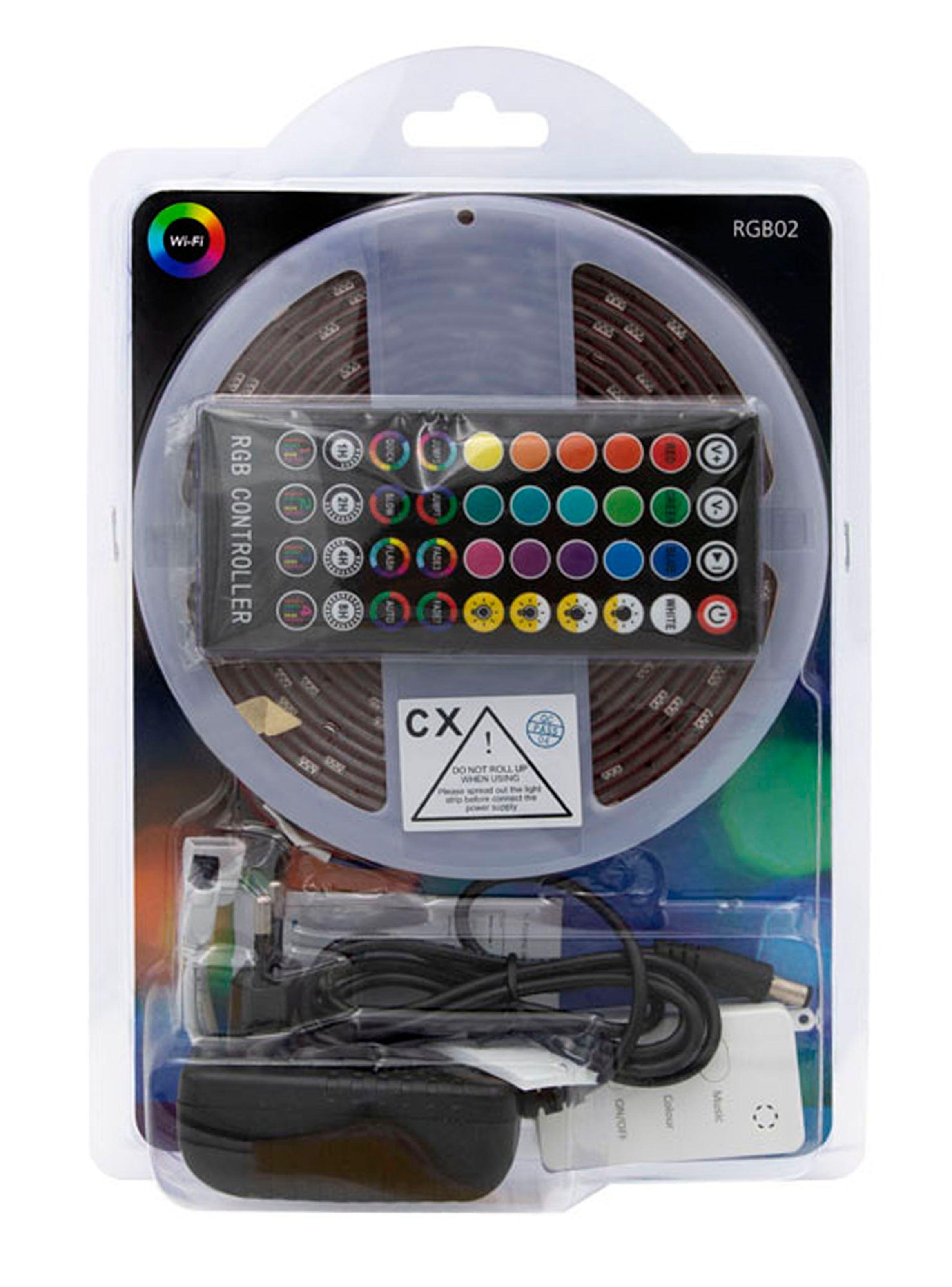Cinta Tira De Luces Led RGB Wi-Fi Para Decoración 5Mtr RGB02-3