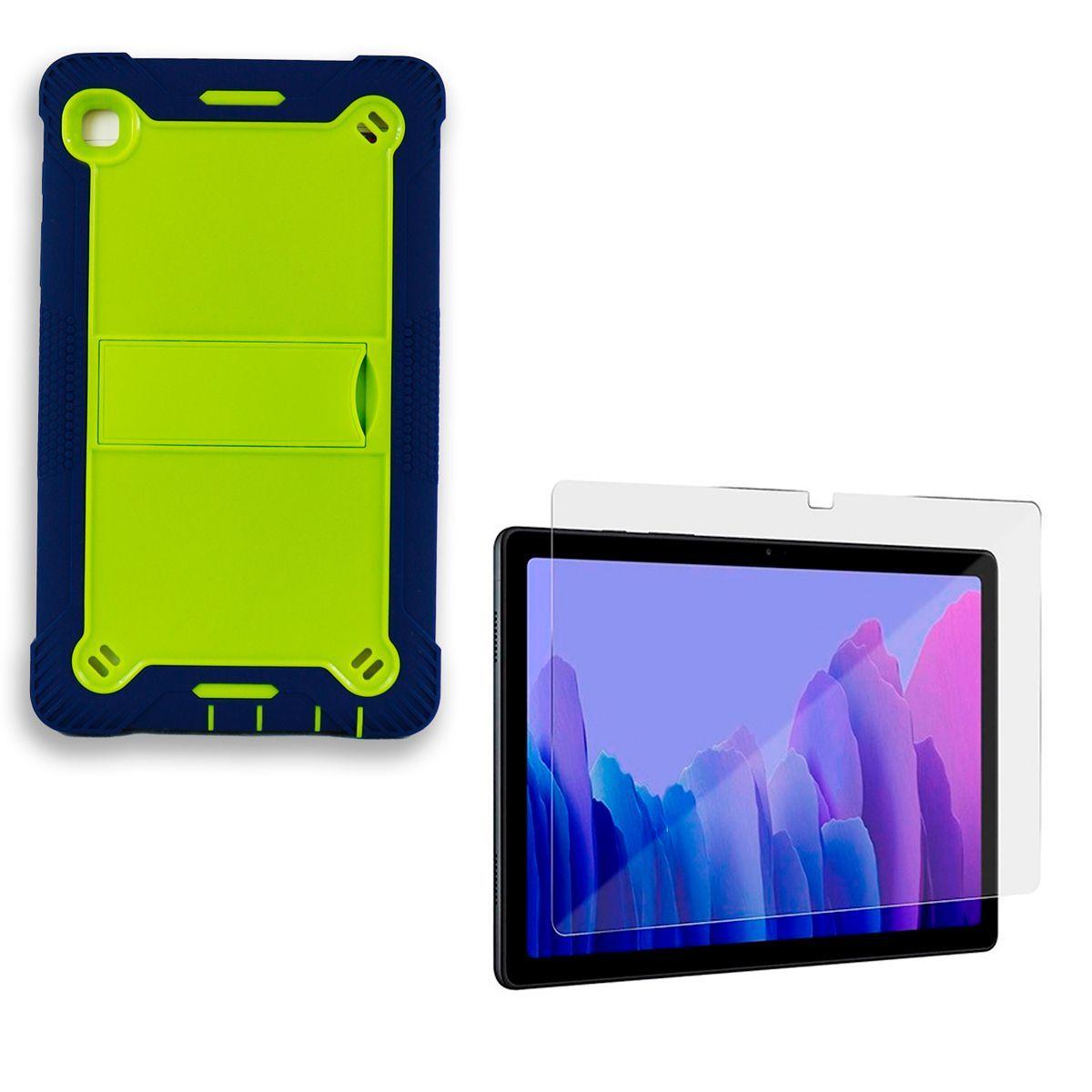 Funda 360° + Lamina Para Samsung Galaxy Tab A8 T290 Verde-0