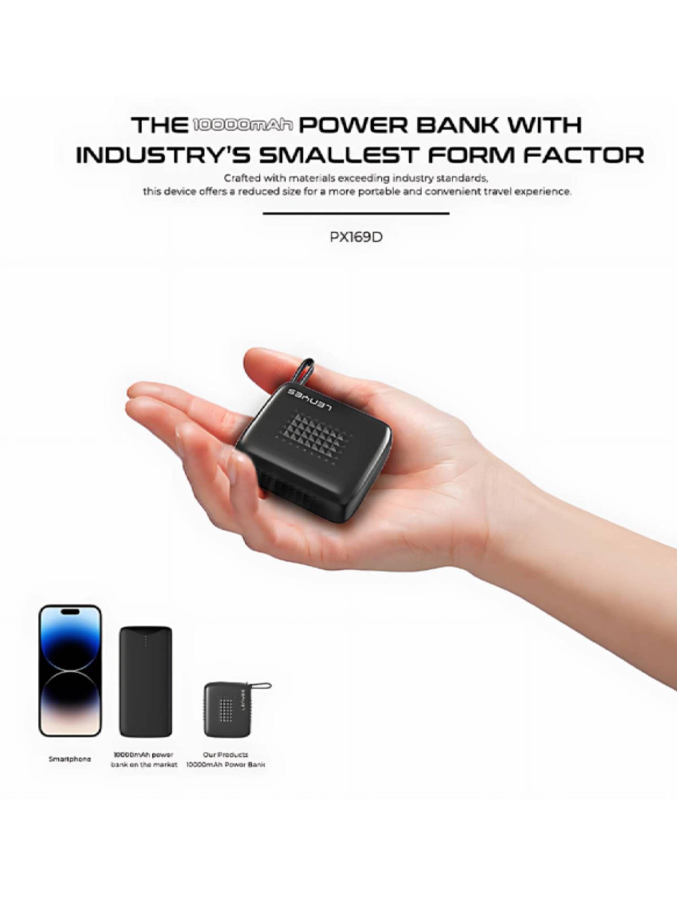 Bateria Mini Externa Cargador Portátil Powerbank 10.000Mah-2