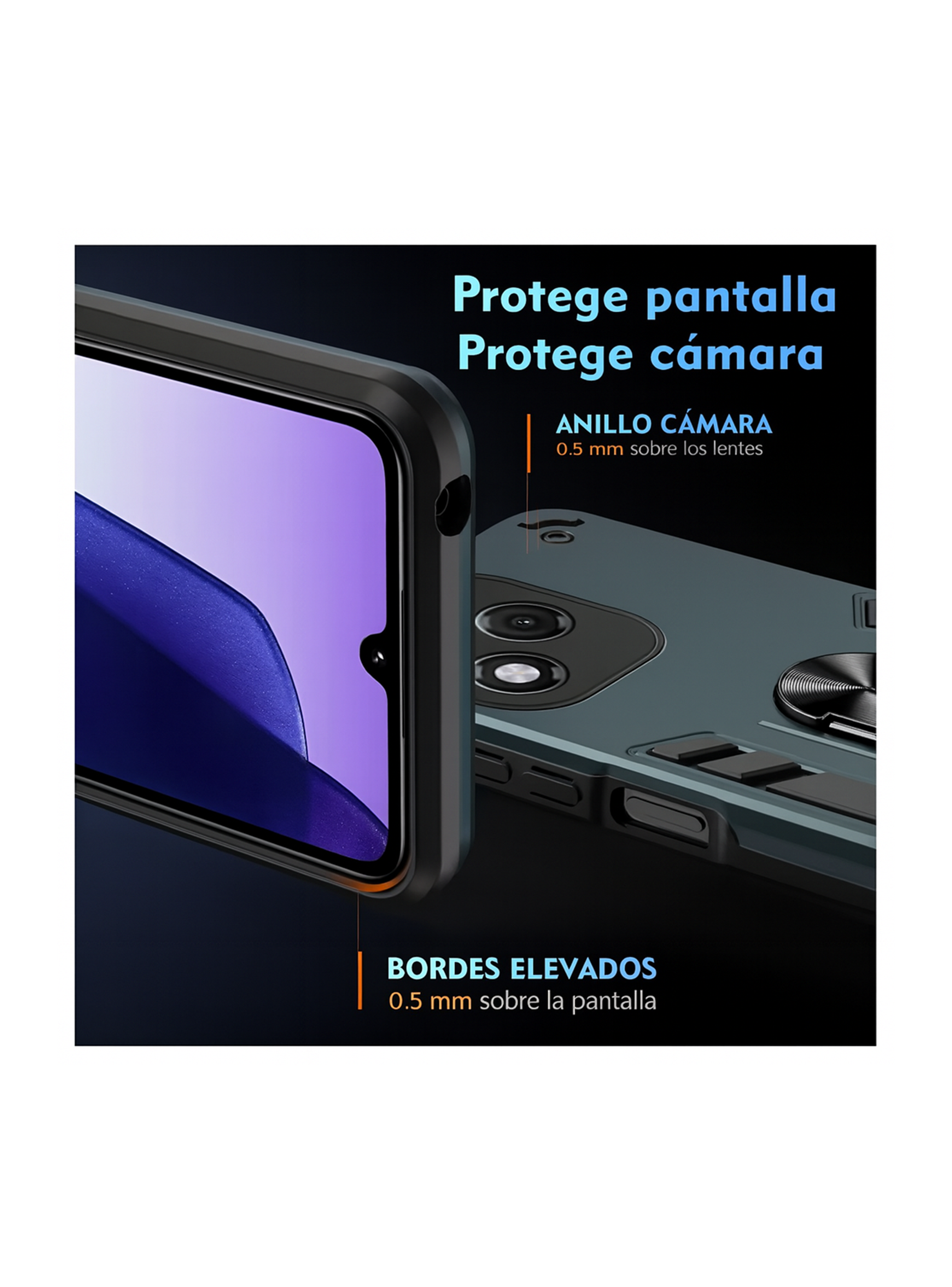 Carcasa Armadura Antigolpe Para Honor 400 Lite-3
