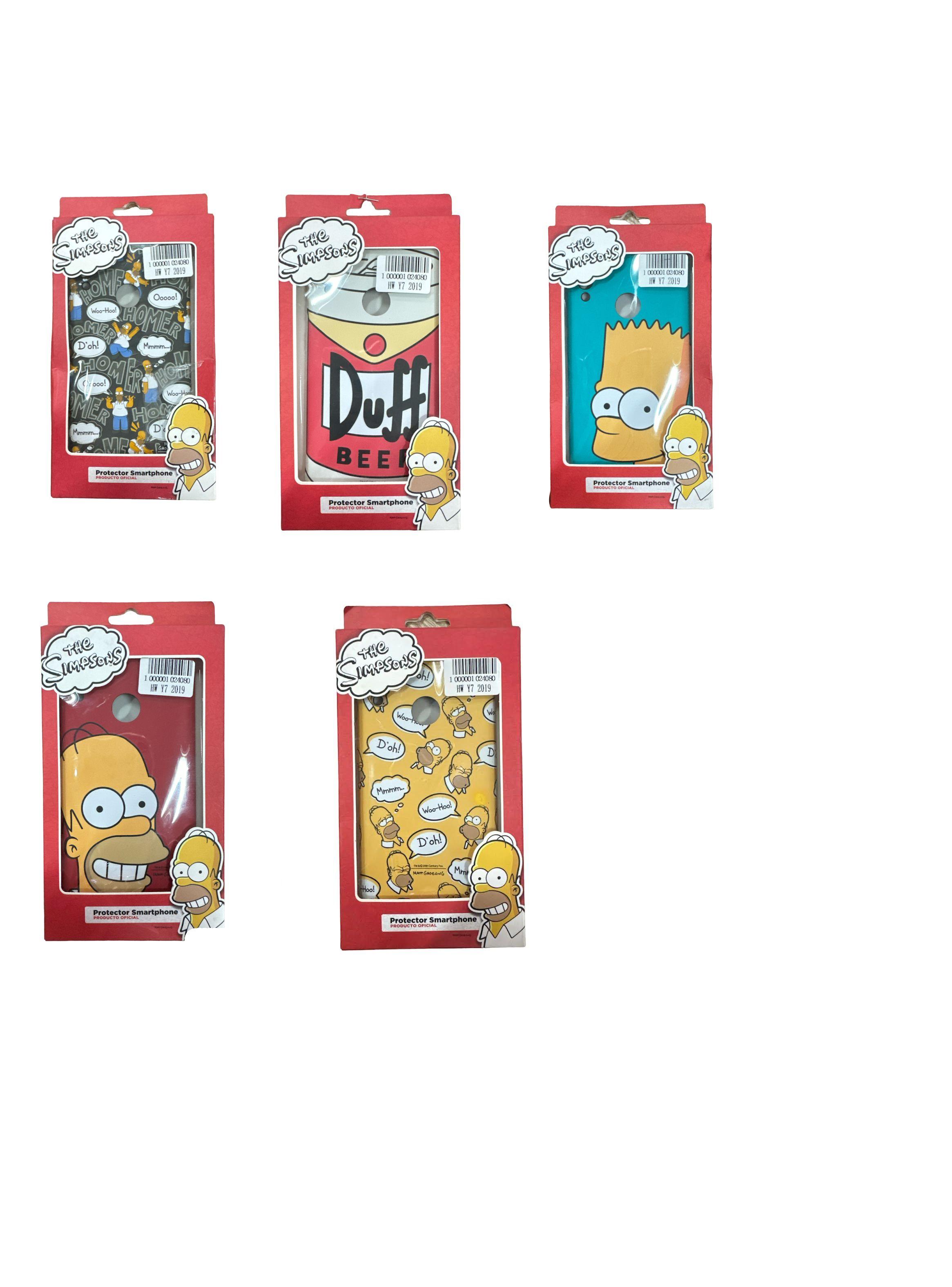 Carcasa Para Huawei Y7 2019 Diseños Homero Simpsons-1