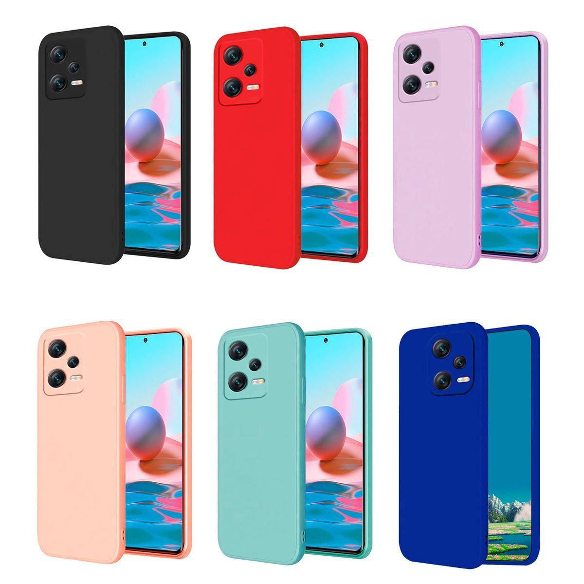 Carcasa Para Xiaomi Redmi Note 12 5G Goma Turquesa-3