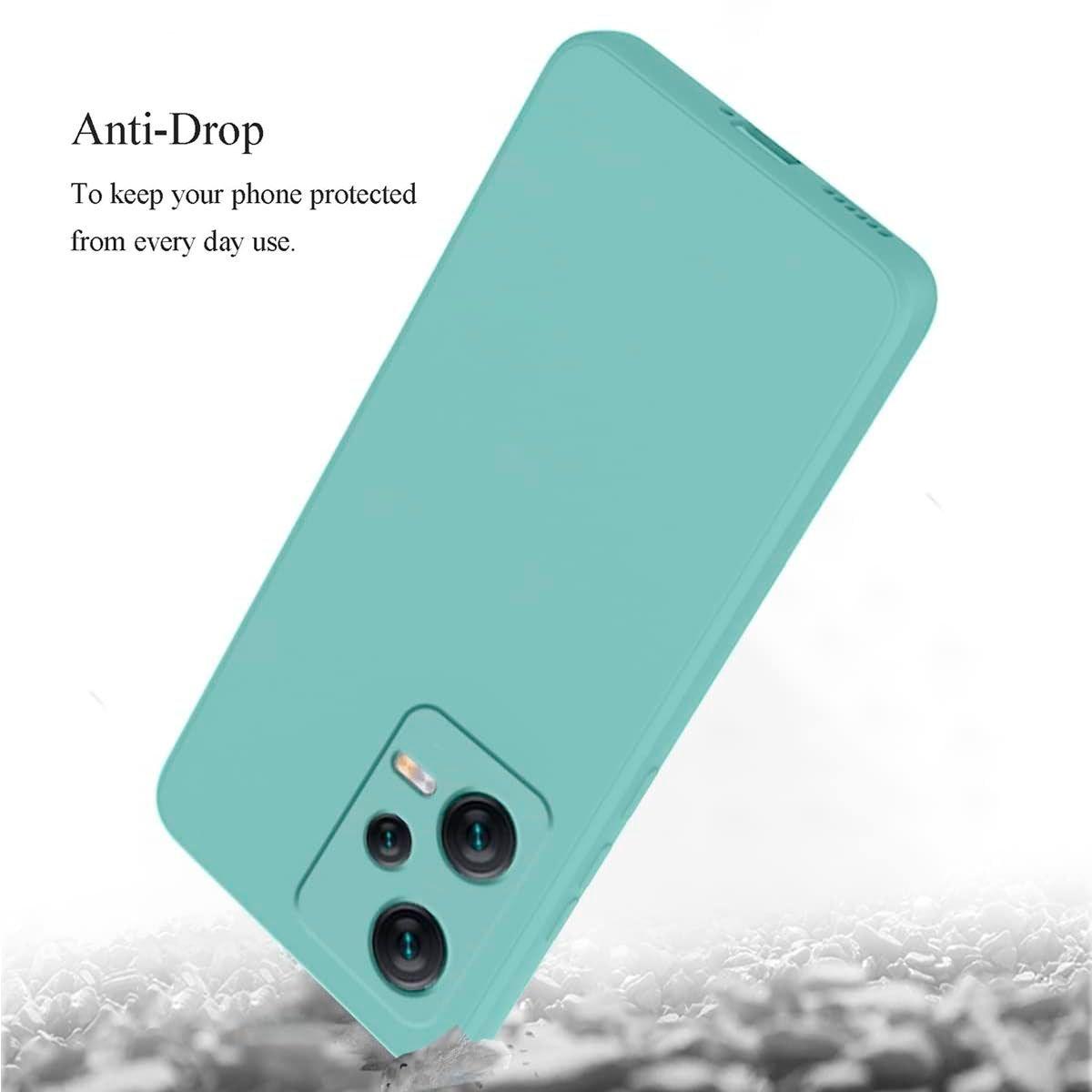 Carcasa Para Xiaomi Redmi Note 12 5G Goma Turquesa-2