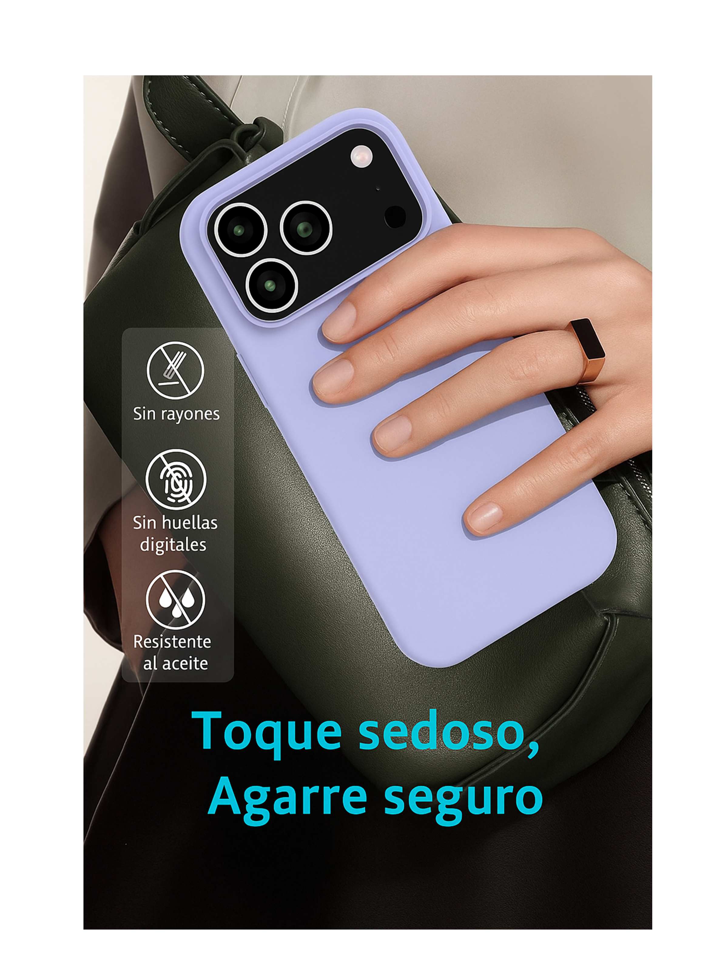 Carcasa Lamina Clear Para iPhone 17 Pro Colores-4