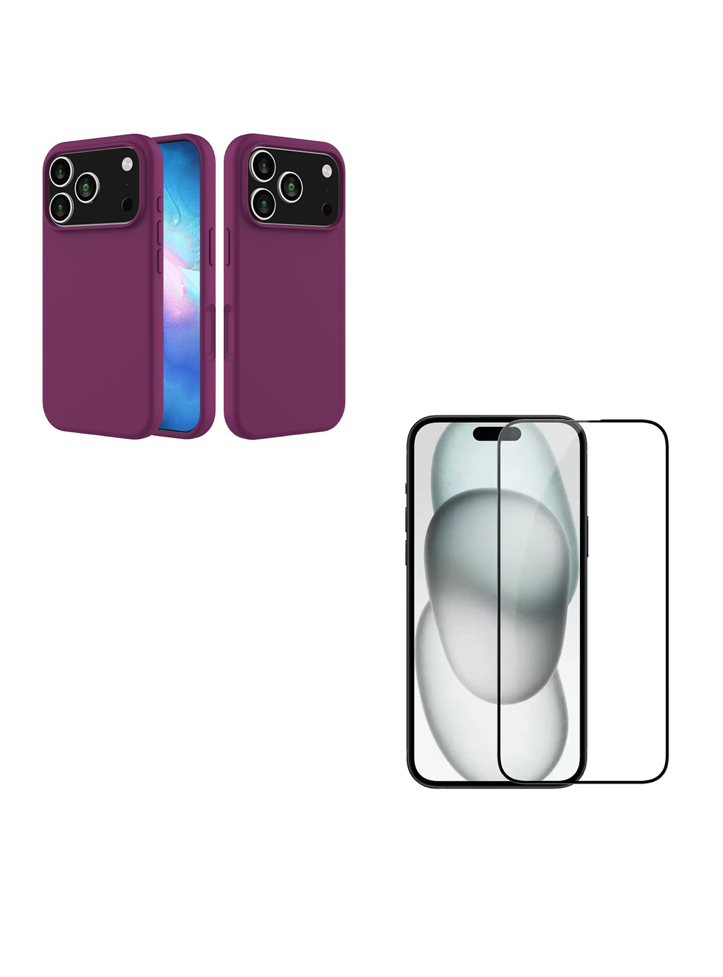 Carcasa Lamina Vidrio Compatible Con iPhone 18 Pro Max-0