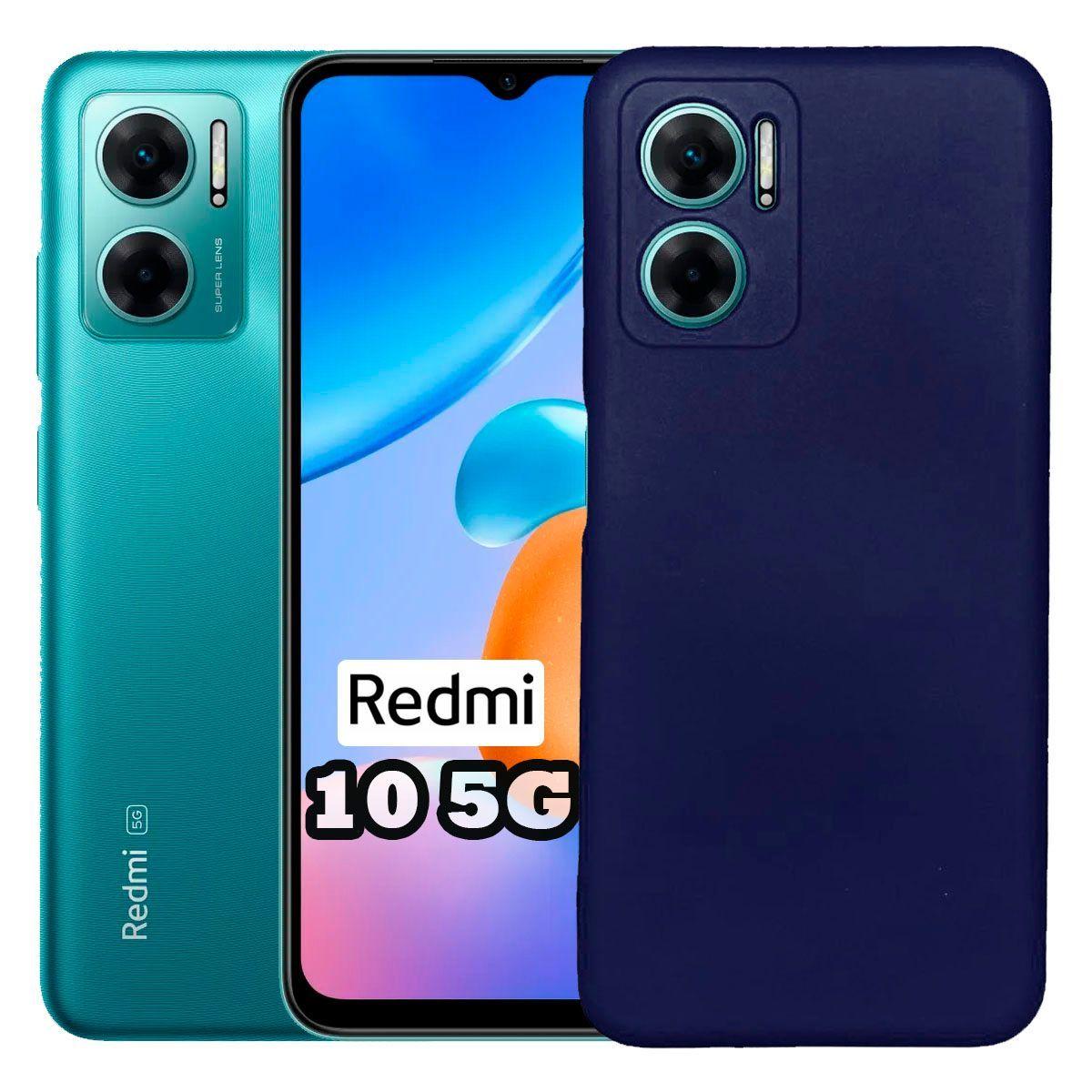 Carcasa Para Xiaomi Redmi 10 5G 2022 Azul-0