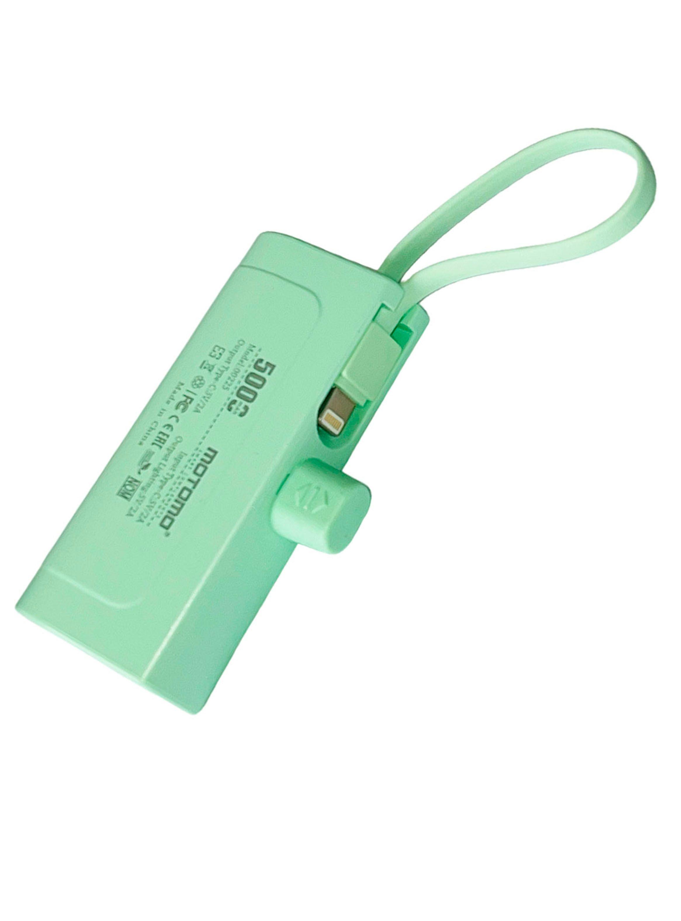 Bateria Externa Power Bank Carga Rapida 5000mah MG-G89 Verde-2