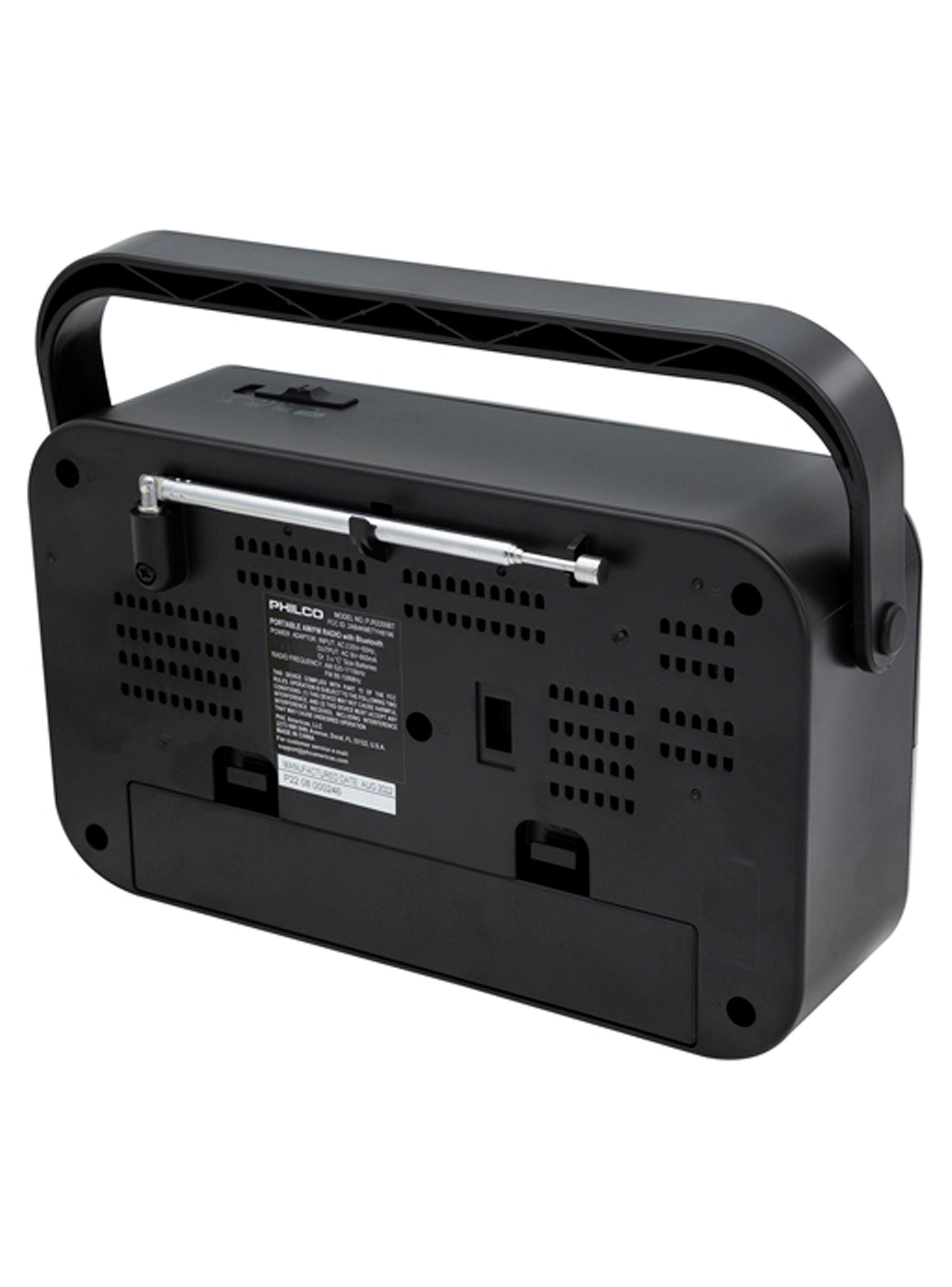 Radio Portatil Am/Fm 2W Bluetooth Philco PJR2200BT-SL Negro-2