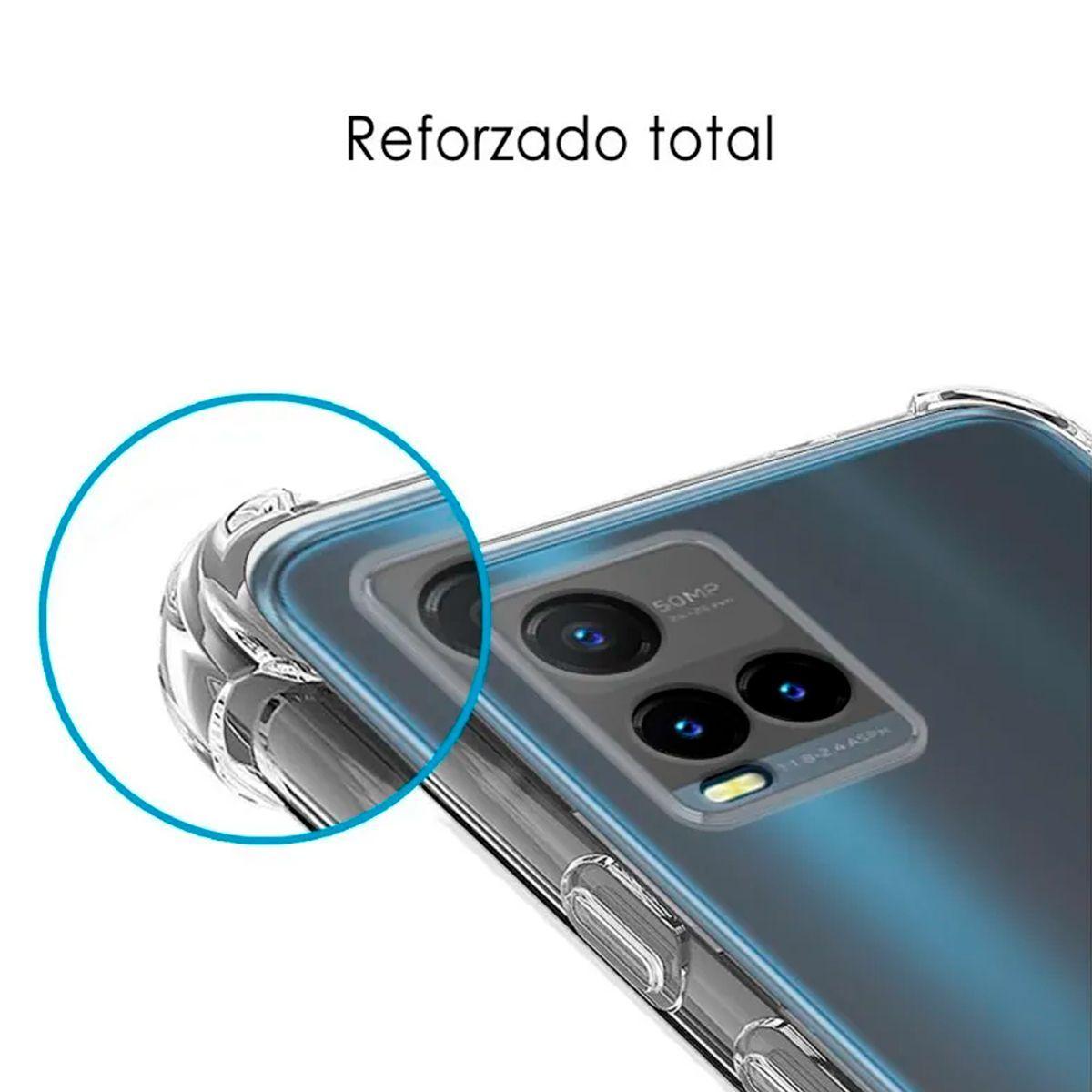 Carcasa Para Vivo Y15S 4G Transparente Reforzado-1