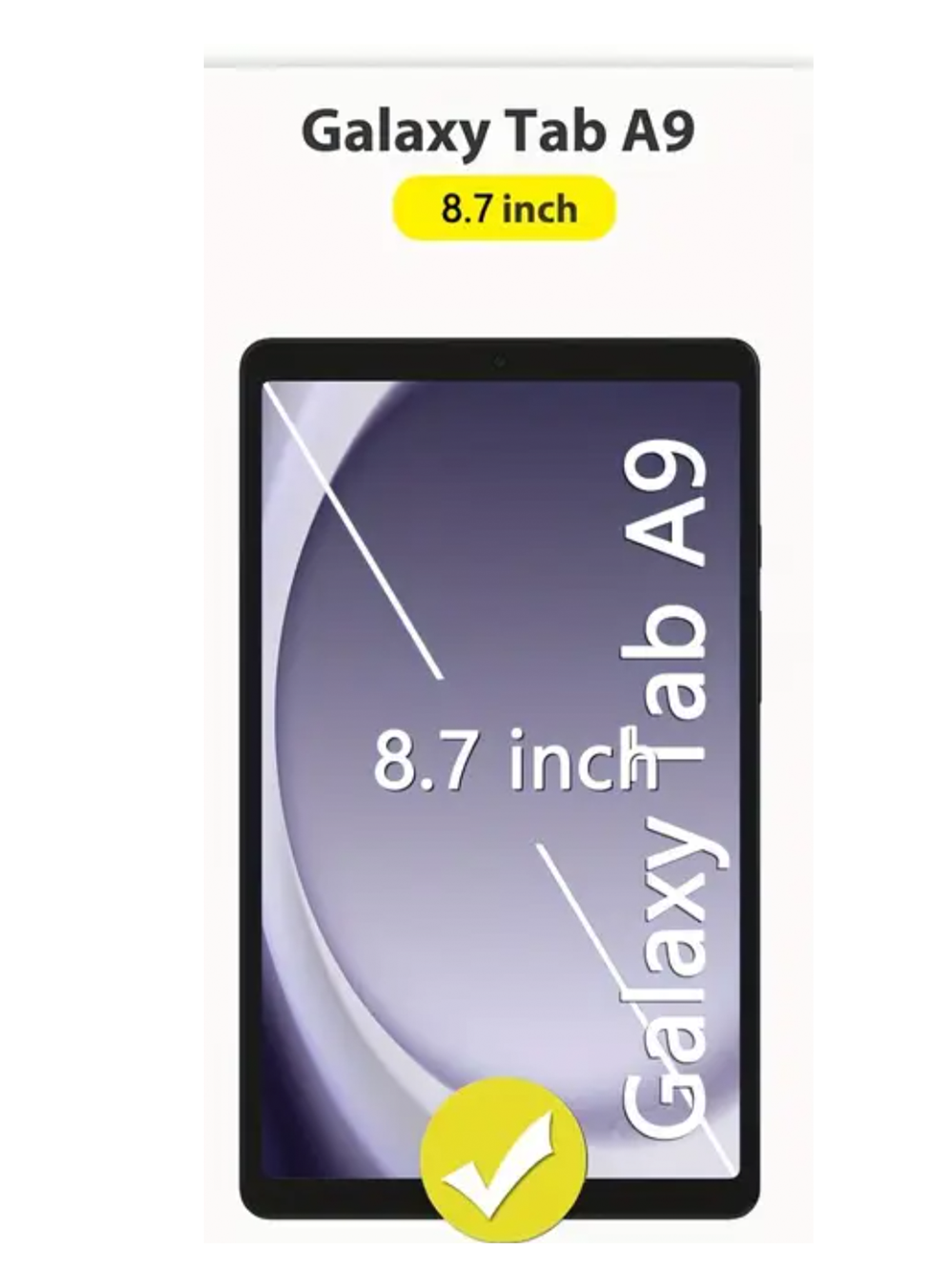 Lamina Mica Vidrio  Para Tablet Samsung Galaxy A9 8.7-2