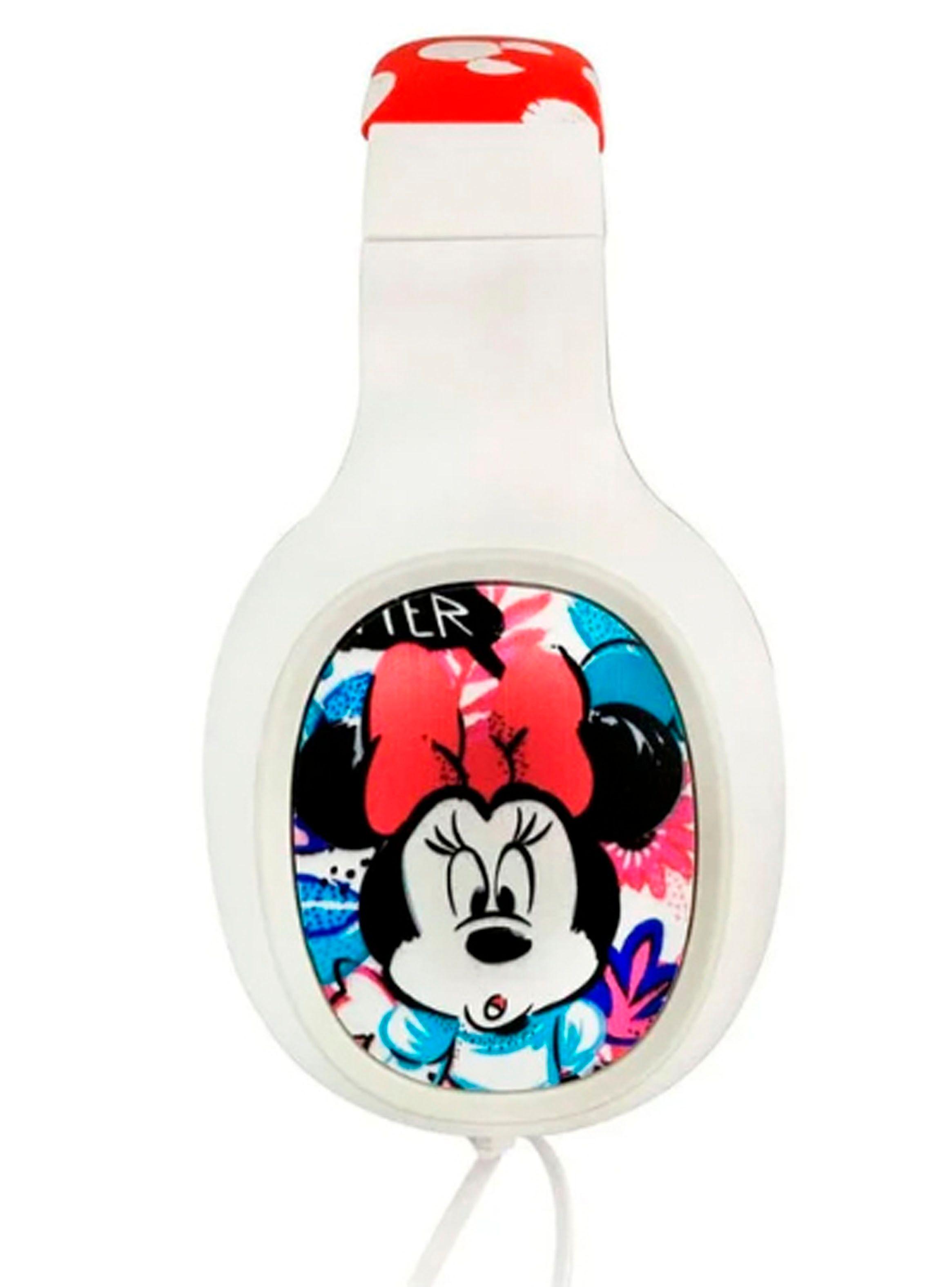 Audifonos Estereo Con Cable Y Microfono Tematico Disney Rosa-2