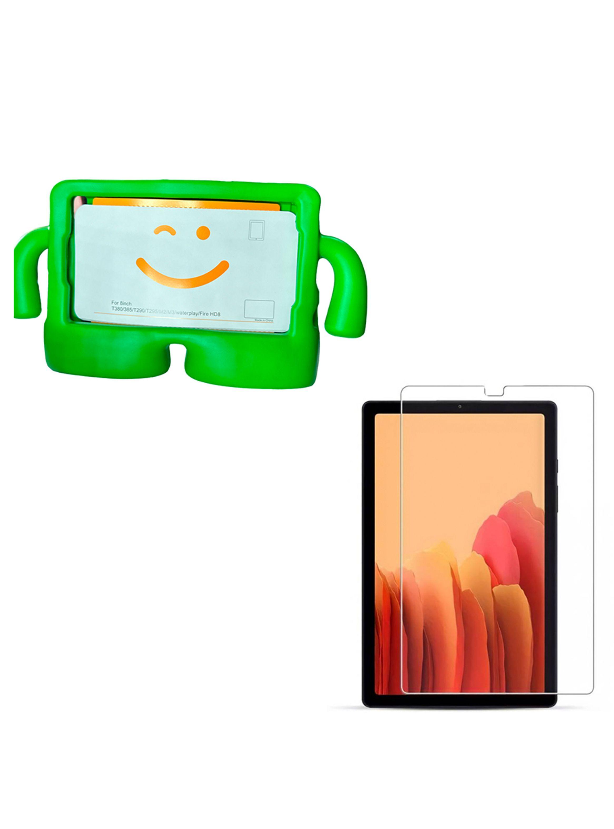 Funda lamina Antigolpes Niños Para Samsung T220 Verde-0