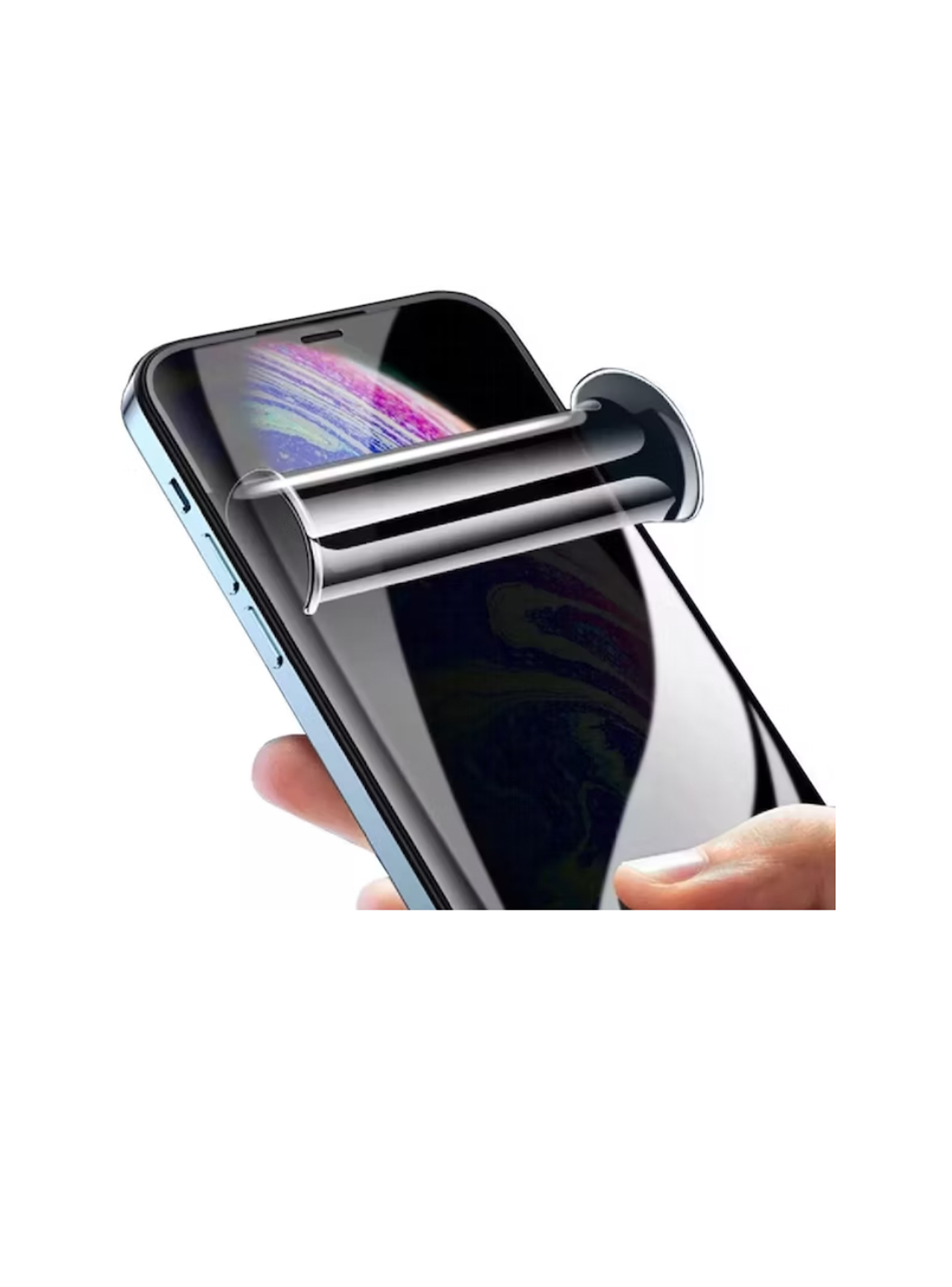 Lamina Hidrogel Antihuellas Para iPhone 15 Pro-2
