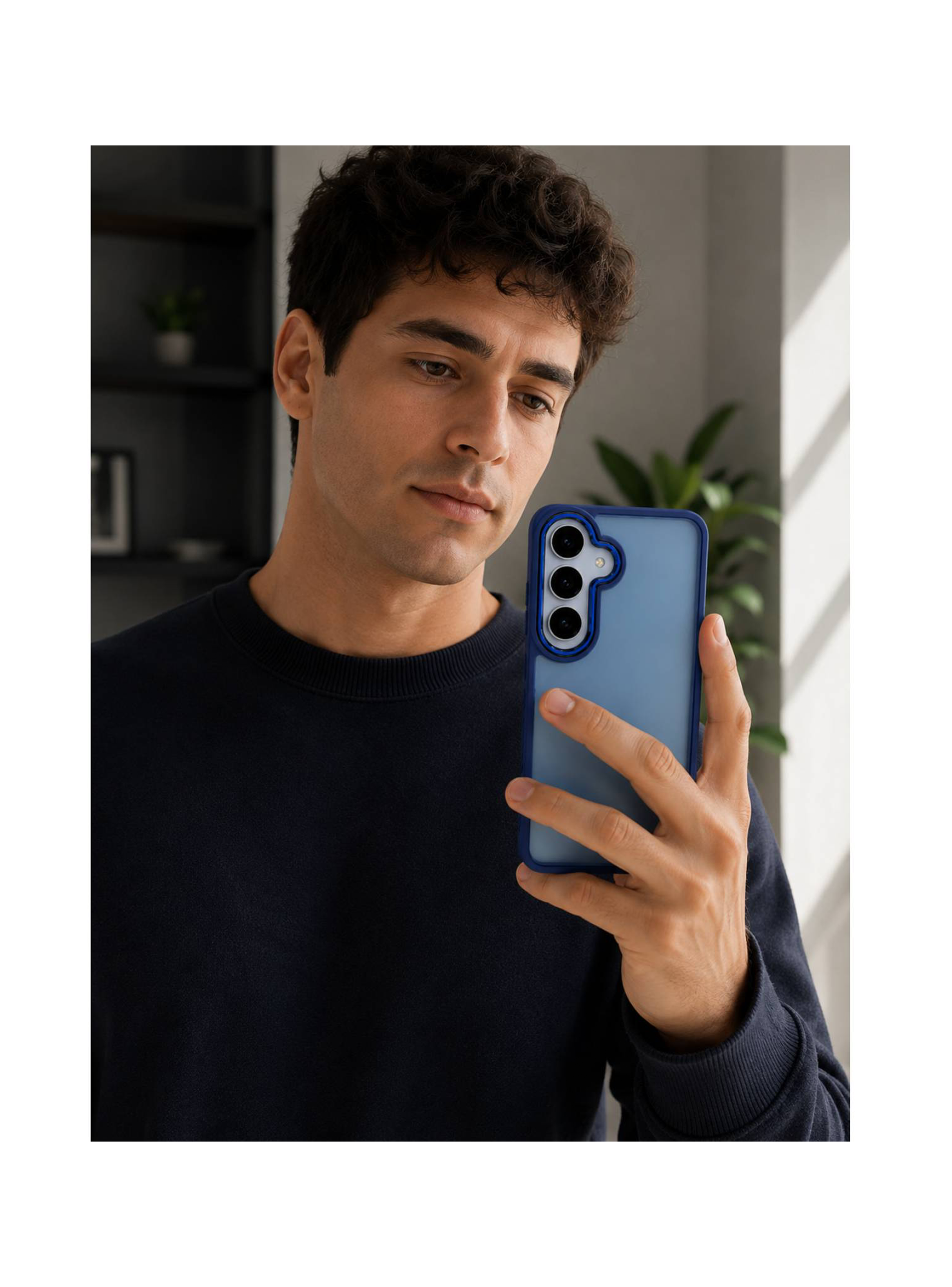 Carcasa Matte Compatible Con Samsung S25 Fe Morado-4
