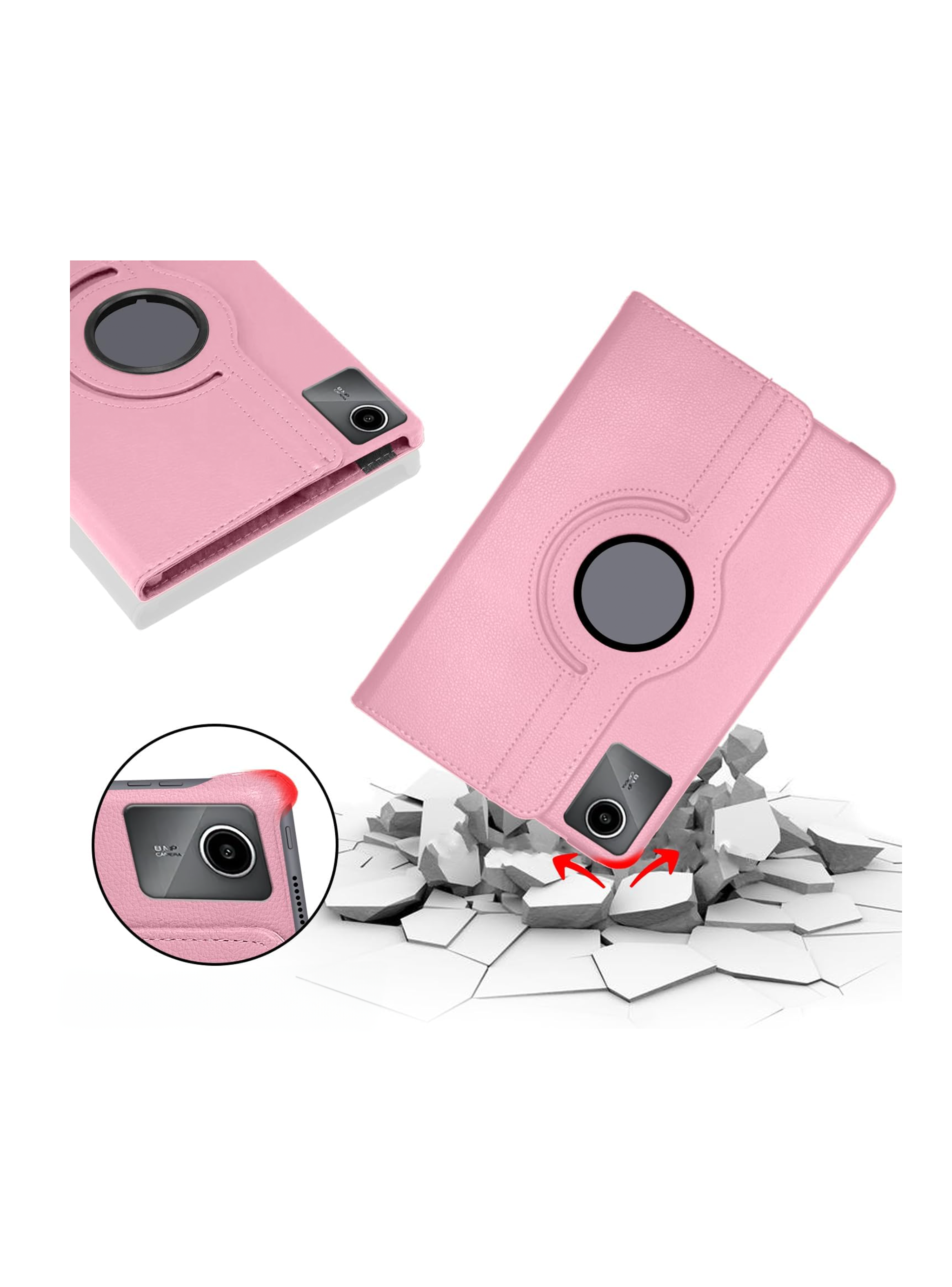 Funda Giratoria 360 Para Tablet Lenovo M11 Tb330fu Tb330xu-3