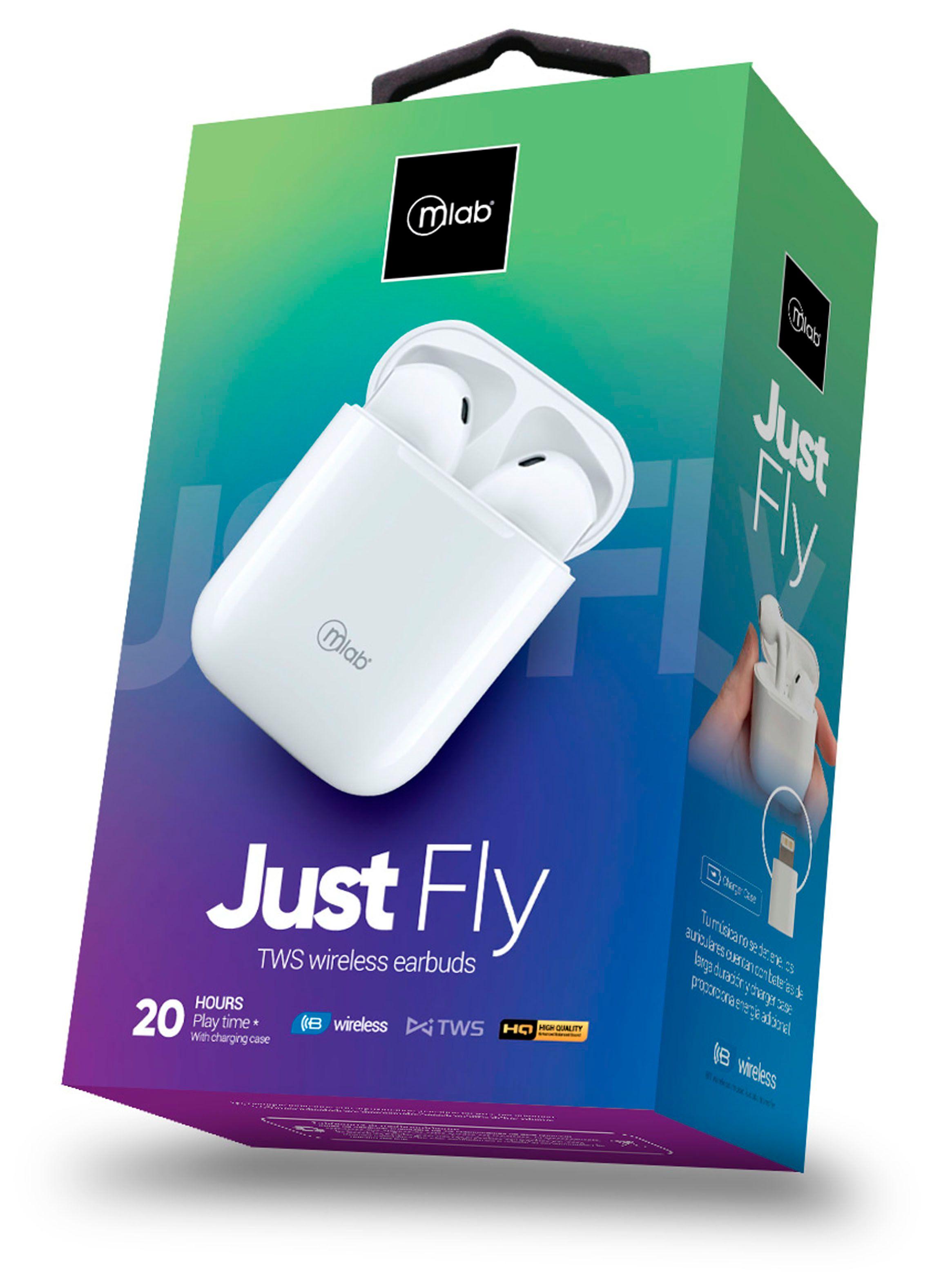 Audifonos Inalambricos Bluetooth Microlab Just Fly Blancos-3