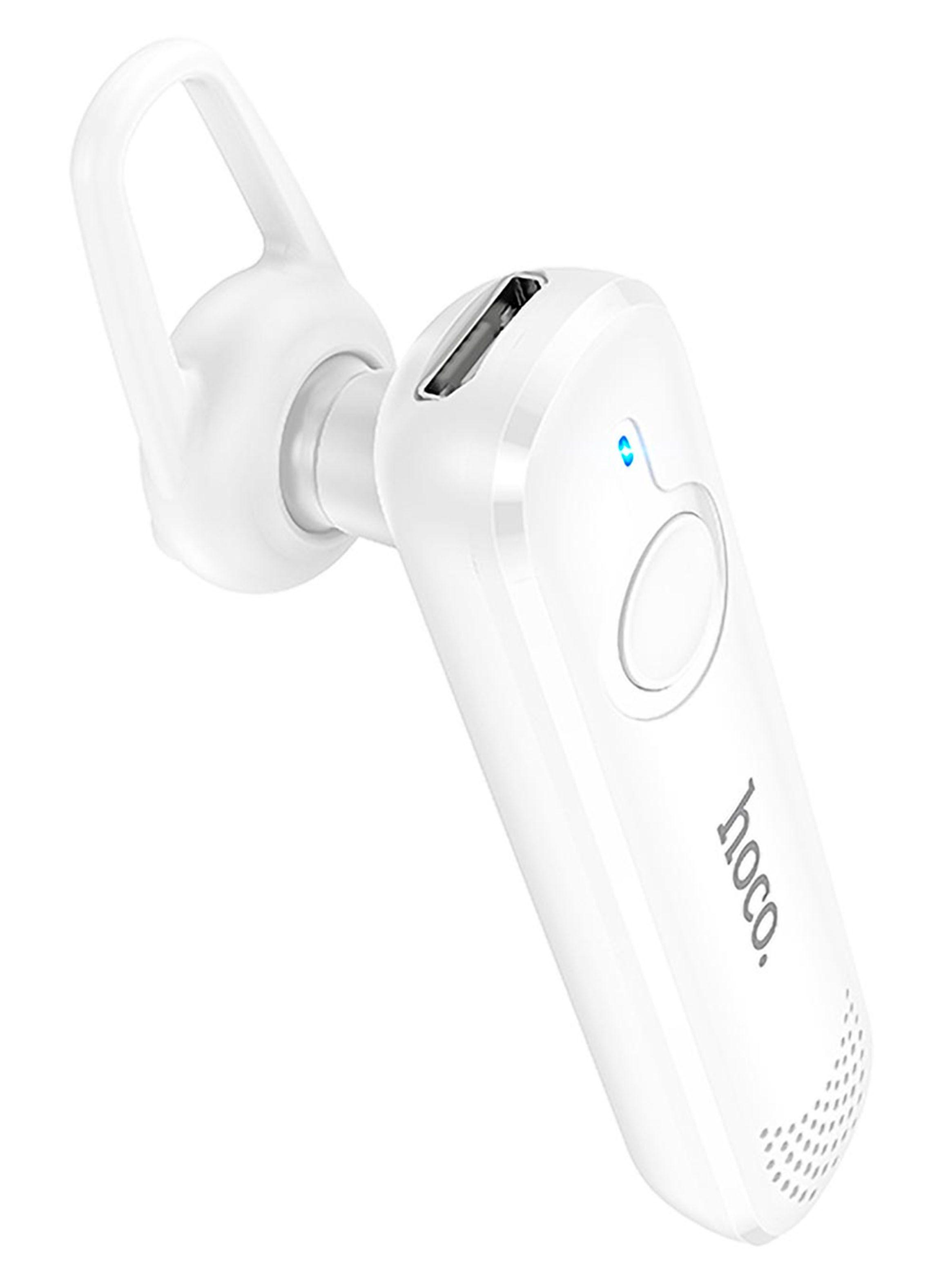 Audifono Bluetooth Manos Libres Mono Headset E63 Blanco-2