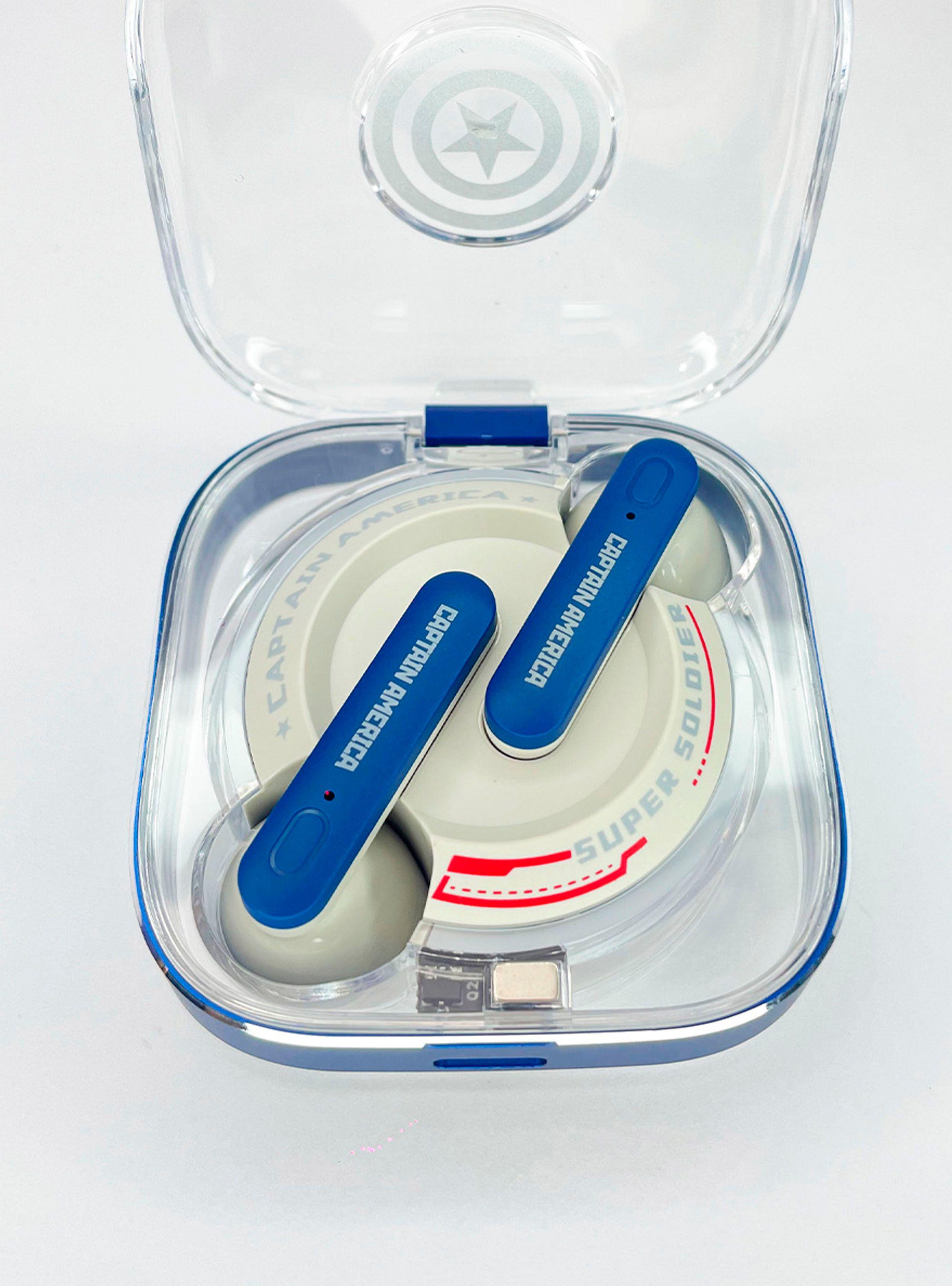 Audifonos Inalambricos Bluetooth Marvel Avengers Azul-2