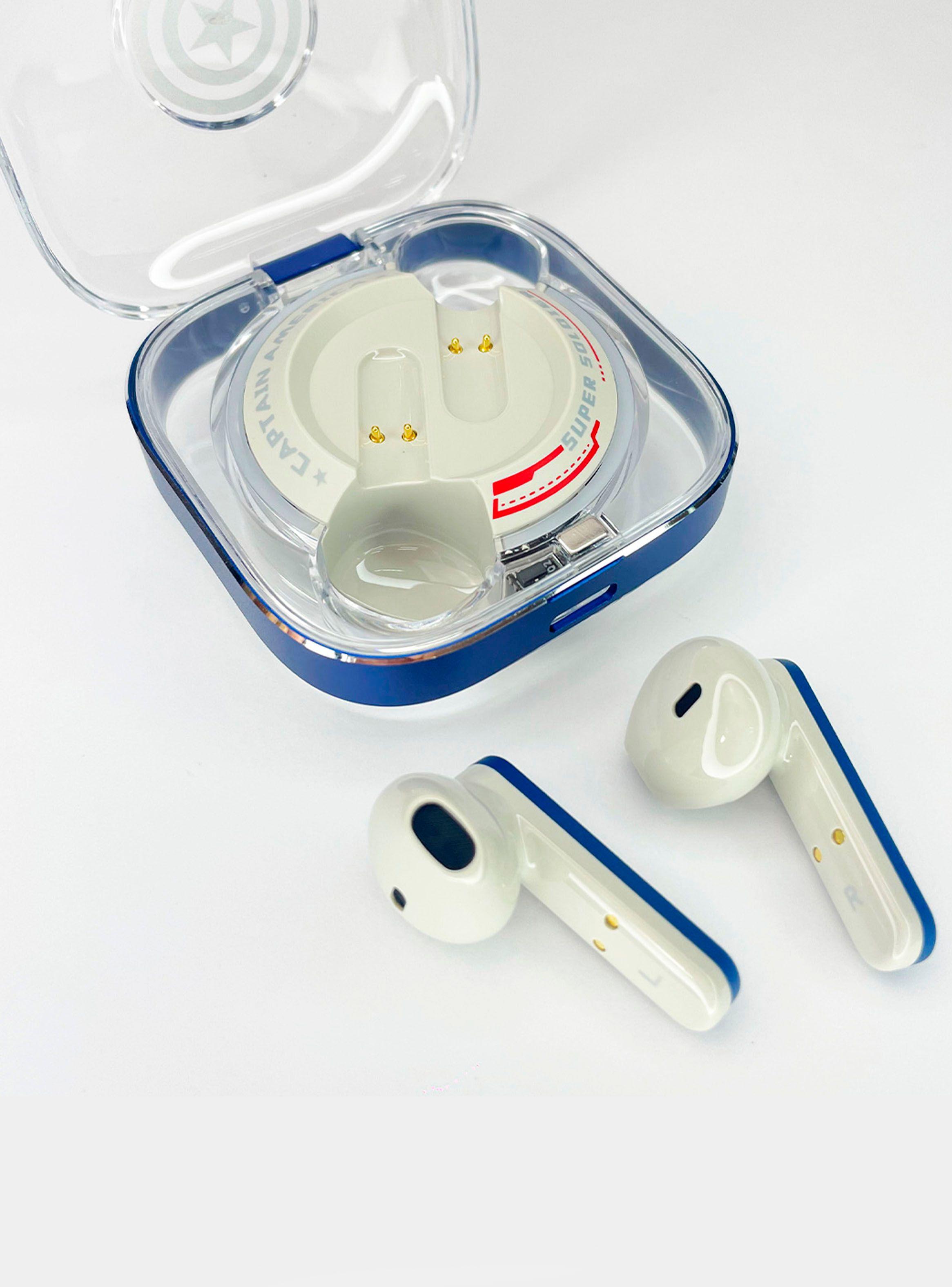 Audifonos Inalambricos Bluetooth Marvel Avengers Azul-3