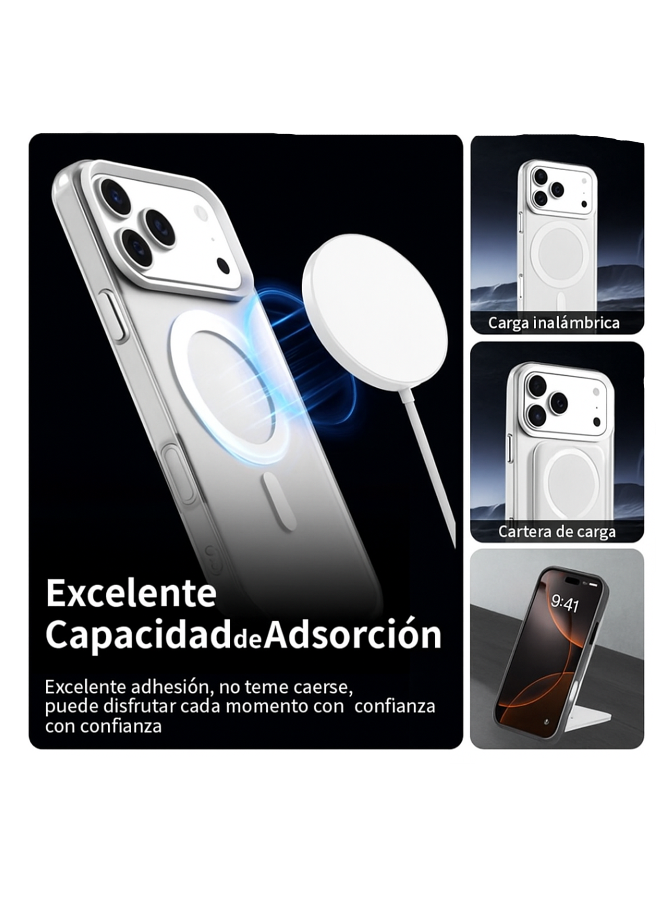Carcasa Compatible Con Magsafe Para iPhone 18 Pro Max-4