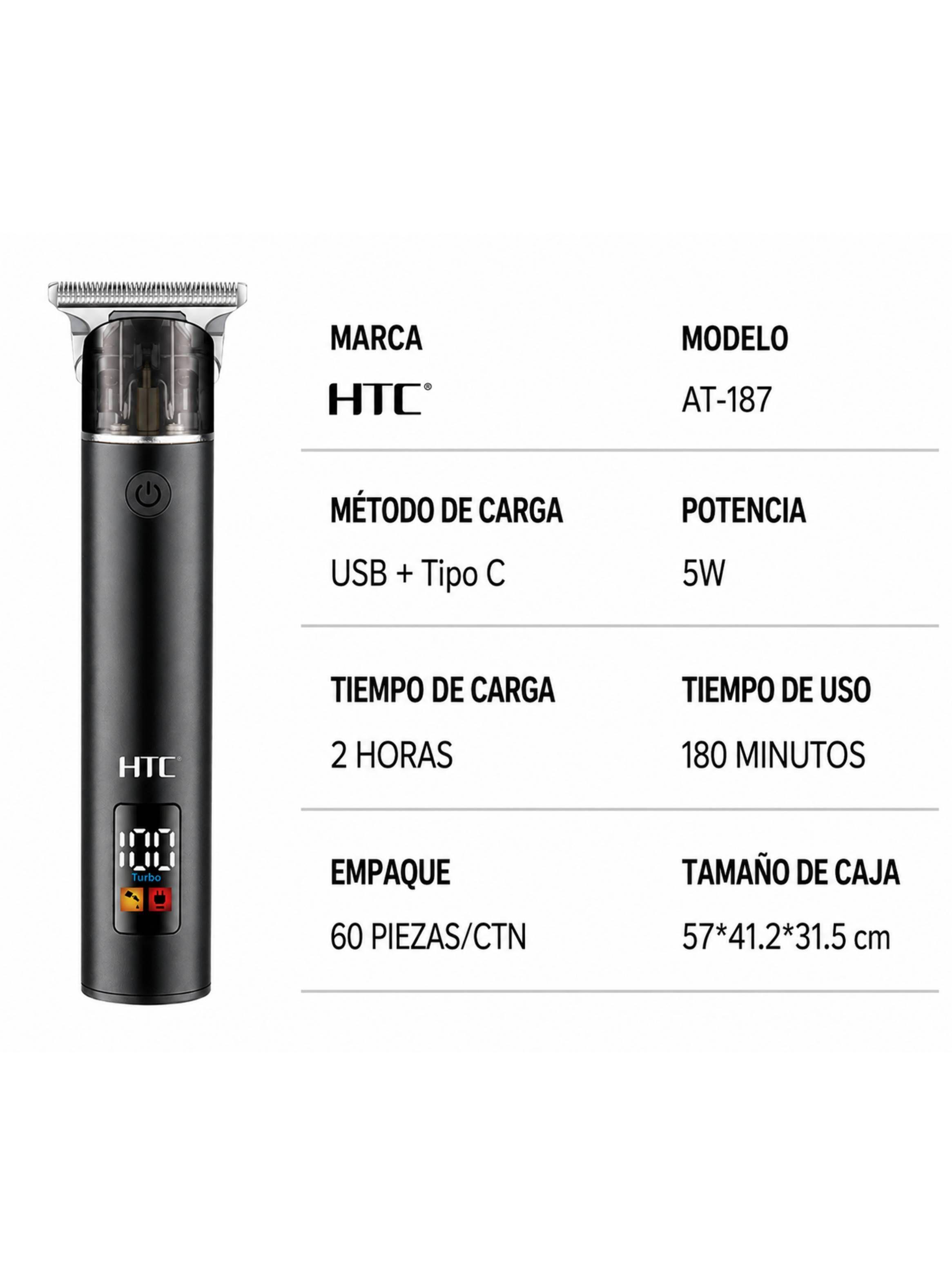 Maquina Recortadora Afeitadora Cuerpo Cabello Barba 187-3