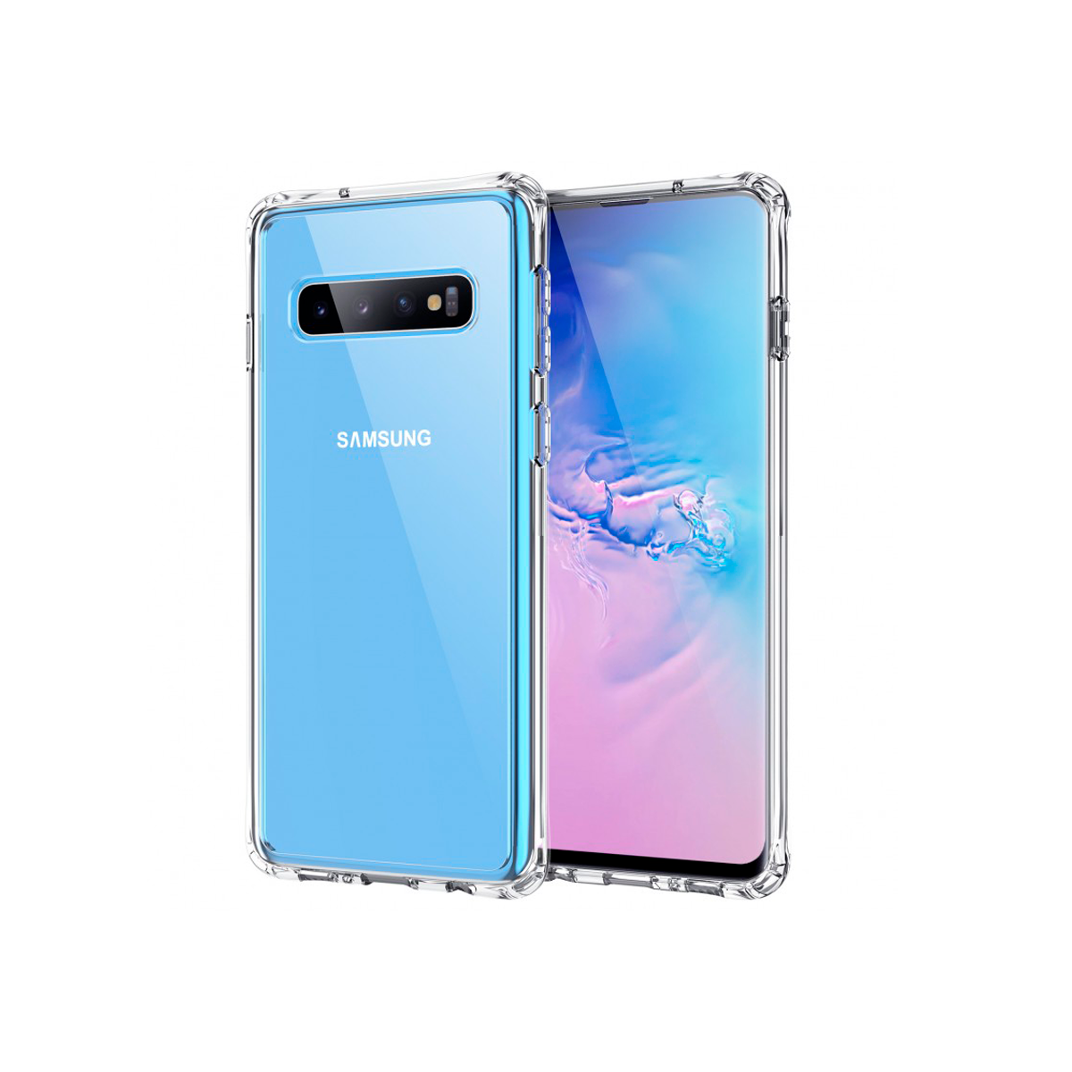 Carcasa Para Samsung S10 E Transparente Reforzada-0