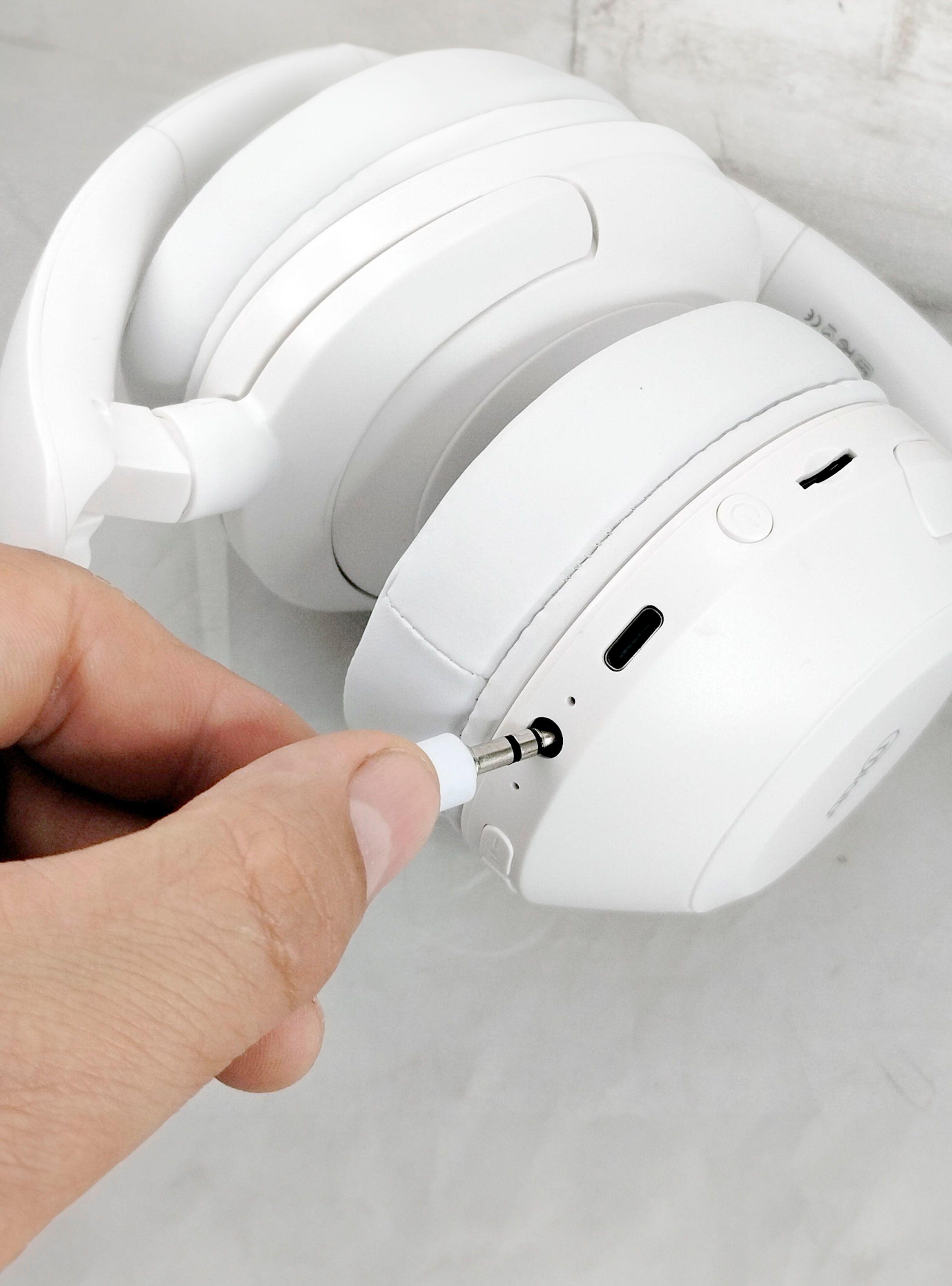 Audifono Inalambrico Bluetooth Y Cable Aux SoftComfort Blanc-3