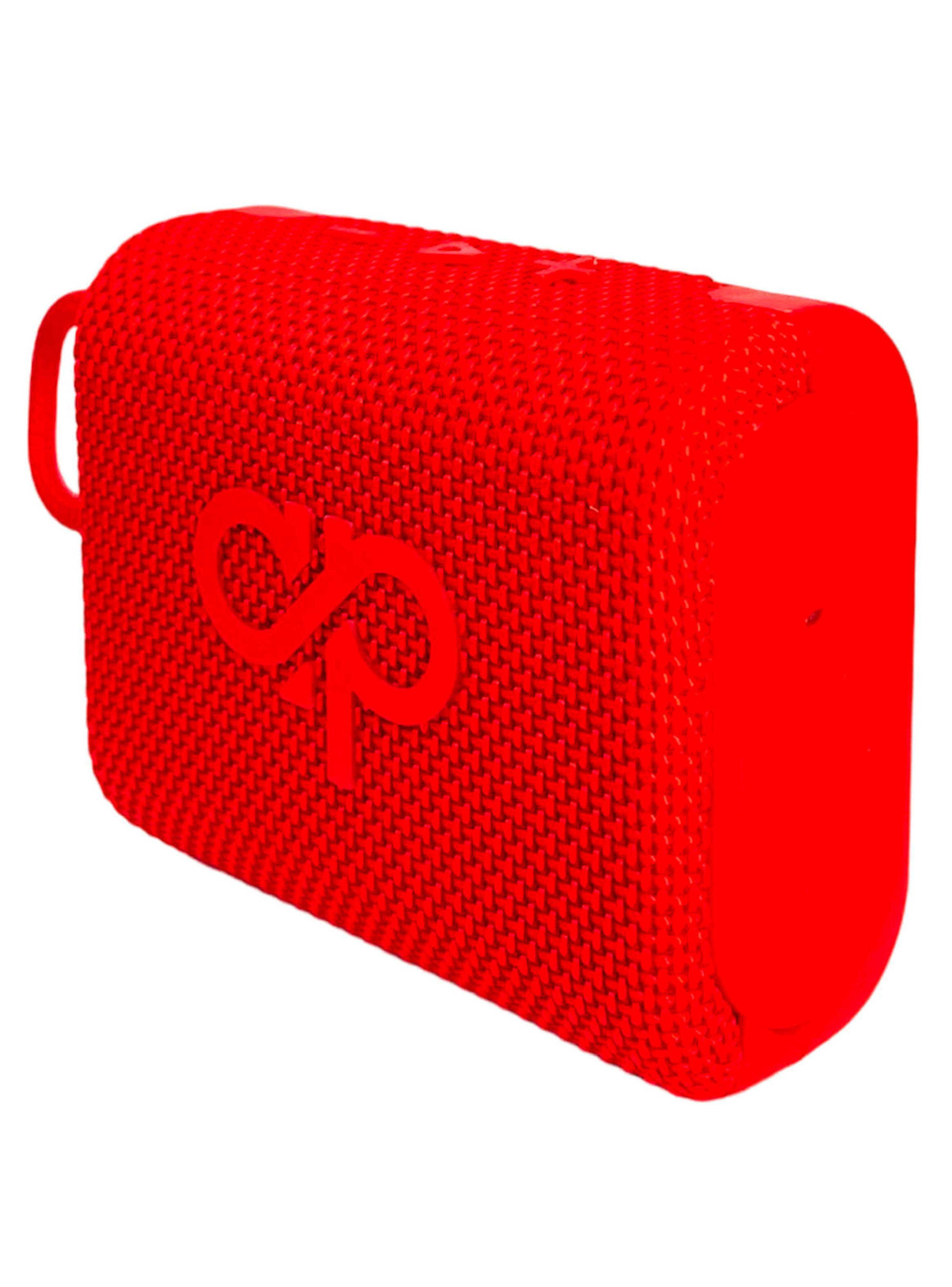 Parlante Inalambrico Bluetooth 3W 1.200 Mah Rojo-2