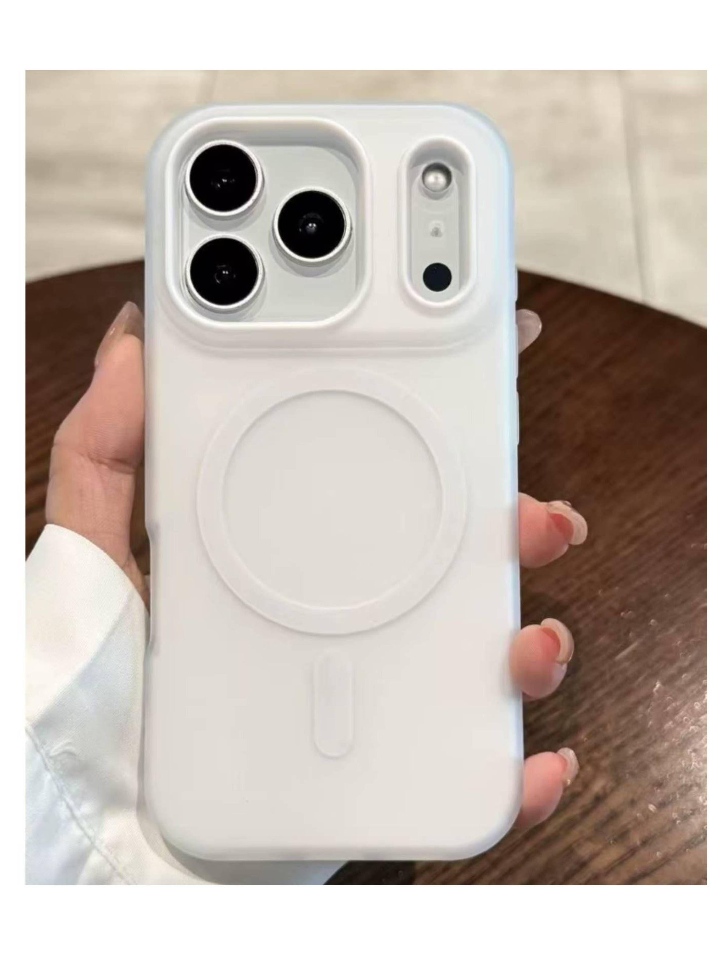Carcasa Matte Para iPhone 17 Pro Compatible Con Magsafe-1